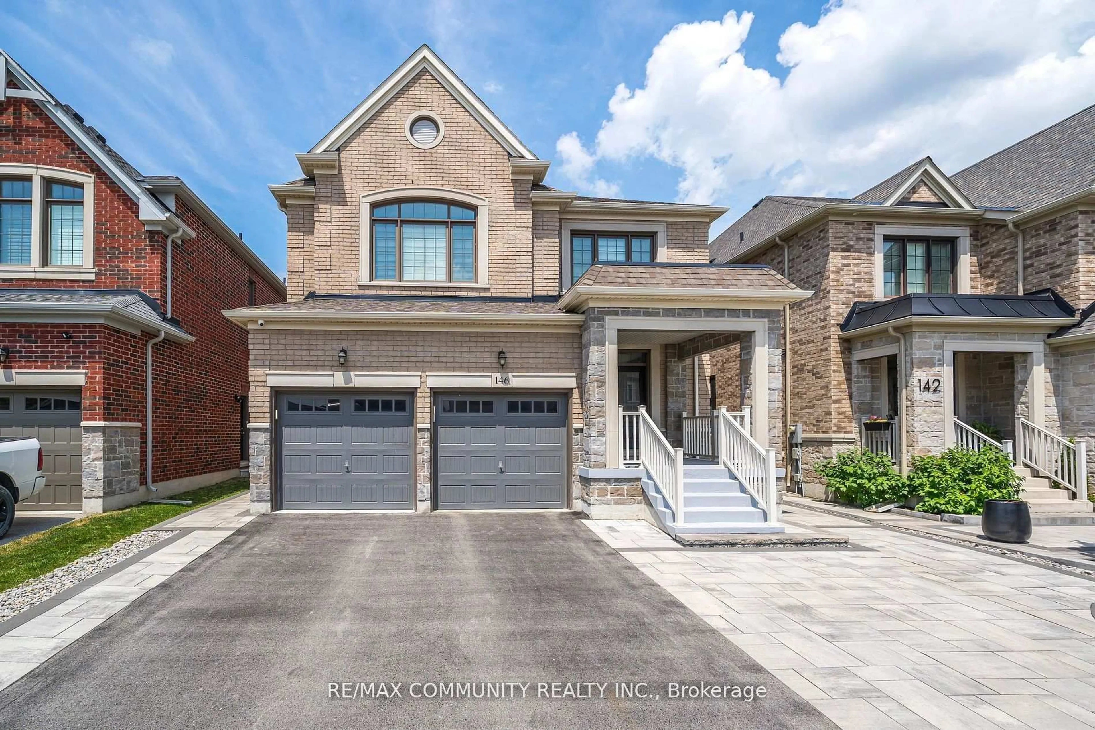 Home with brick exterior material, street for 146 Wandering Glider Tr, Bradford West Gwillimbury Ontario L3Z 2A5