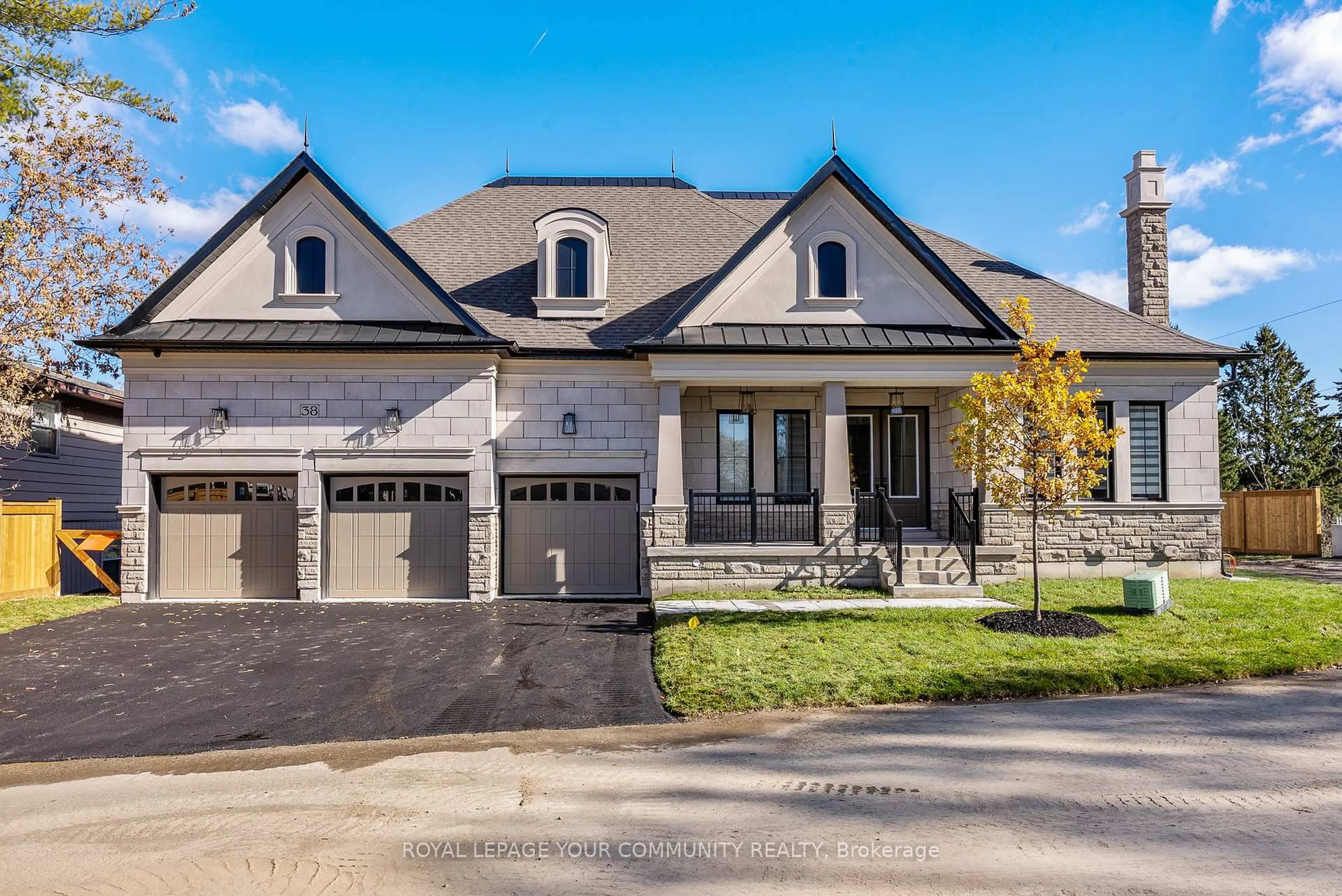 Home with brick exterior material, street for Lot 11 Phila Lane, Aurora Ontario L4G 4A1