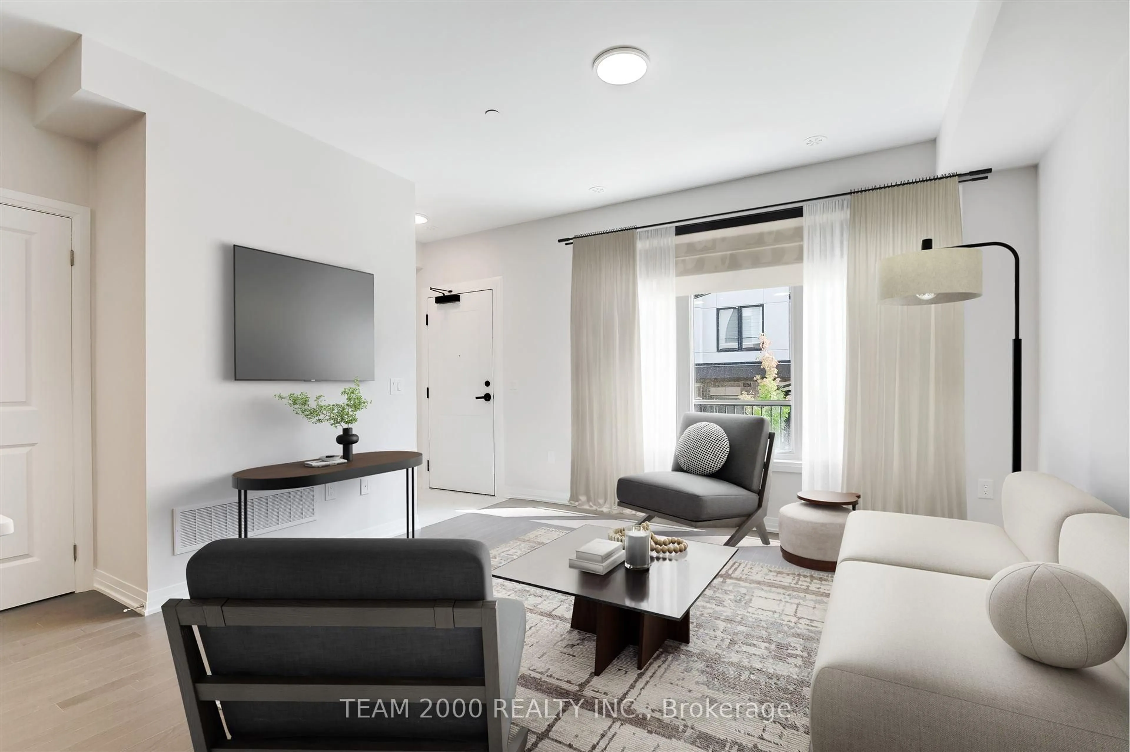 Living room with furniture, unknown for 31 Baynes Way #5, Bradford West Gwillimbury Ontario L3Z 4M5