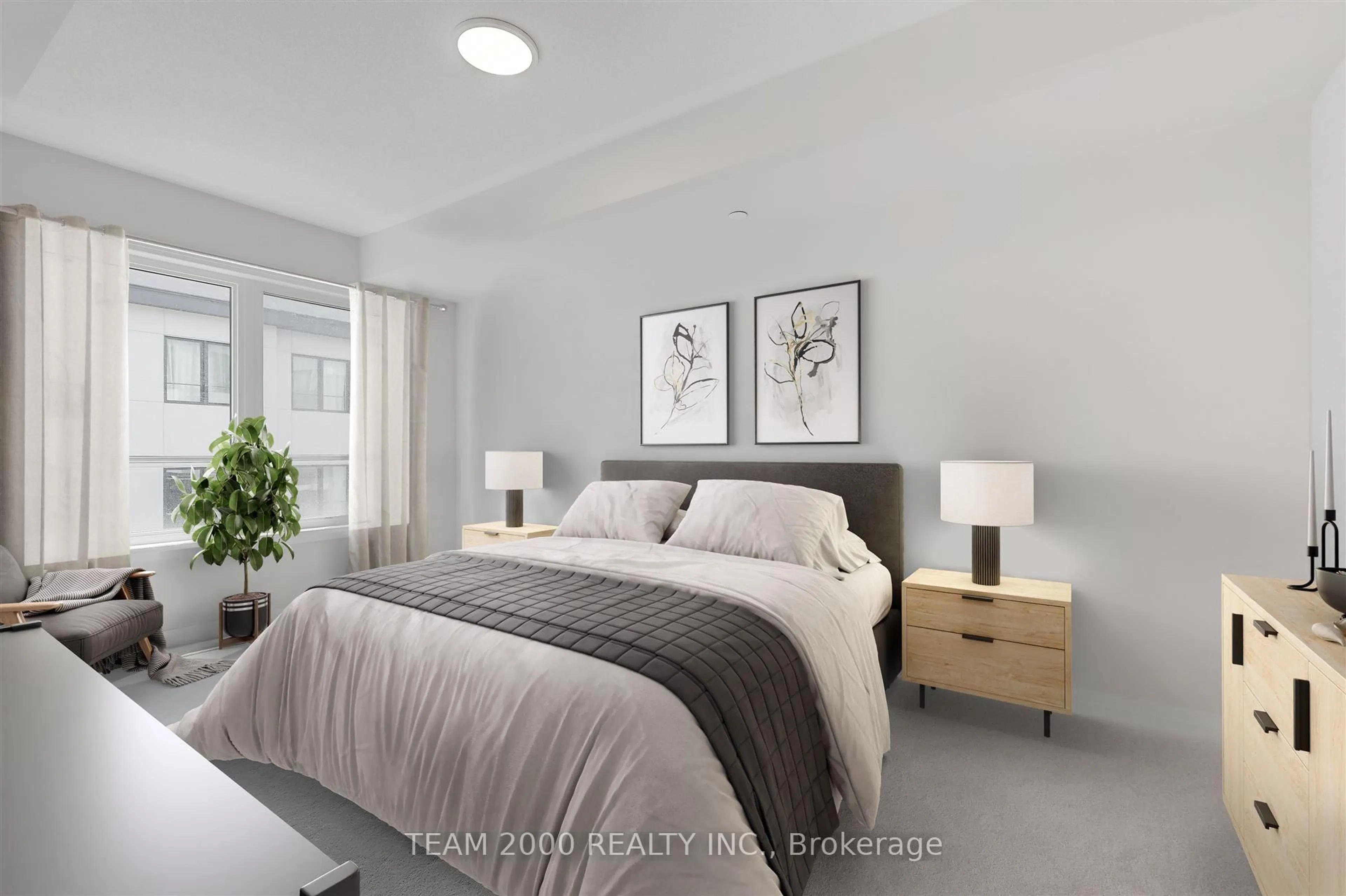 Bedroom with bed, unknown for 31 Baynes Way #5, Bradford West Gwillimbury Ontario L3Z 4M5
