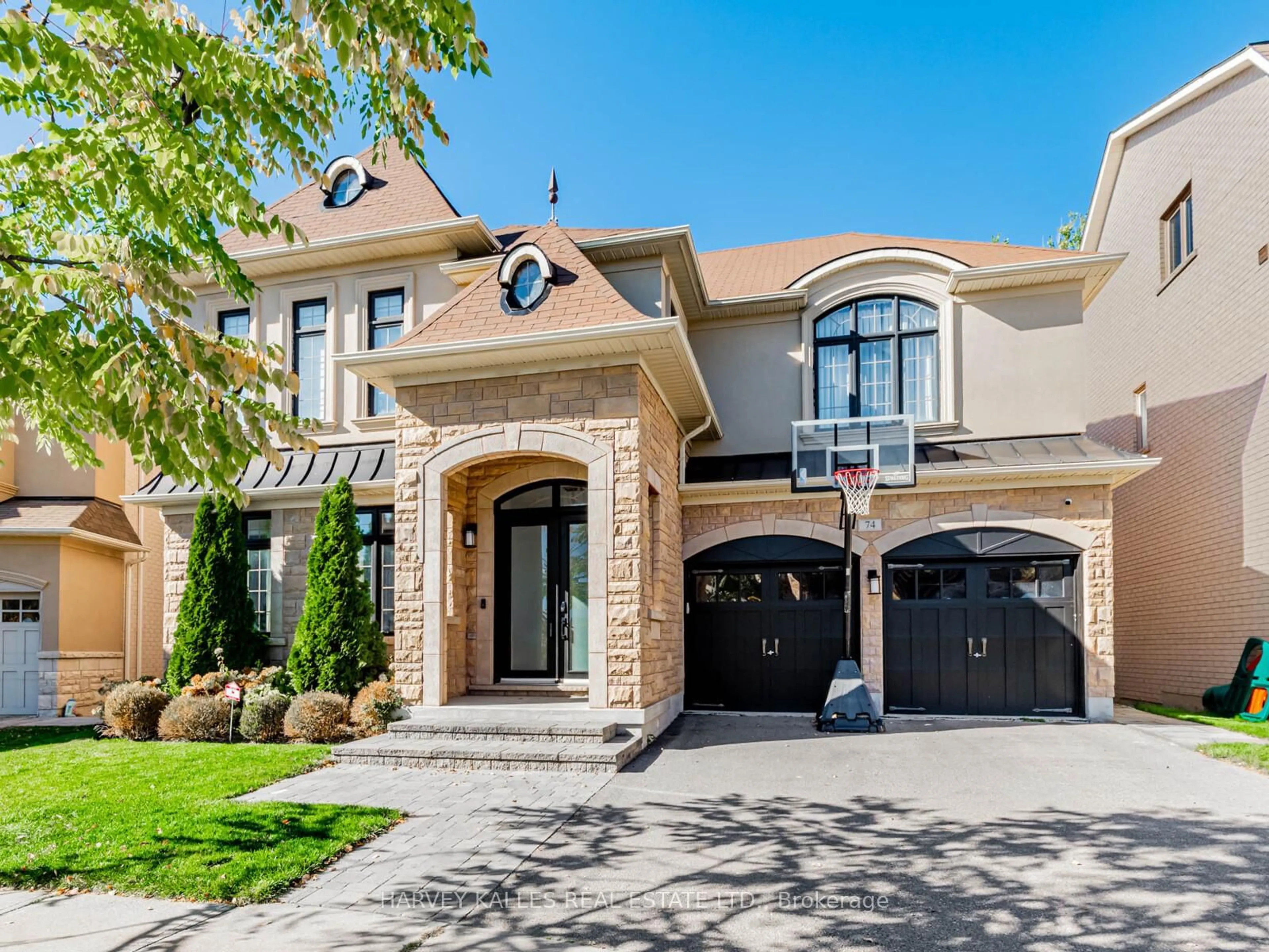 Home with brick exterior material, street for 74 Rumsey Rd, Vaughan Ontario L6A 4L8