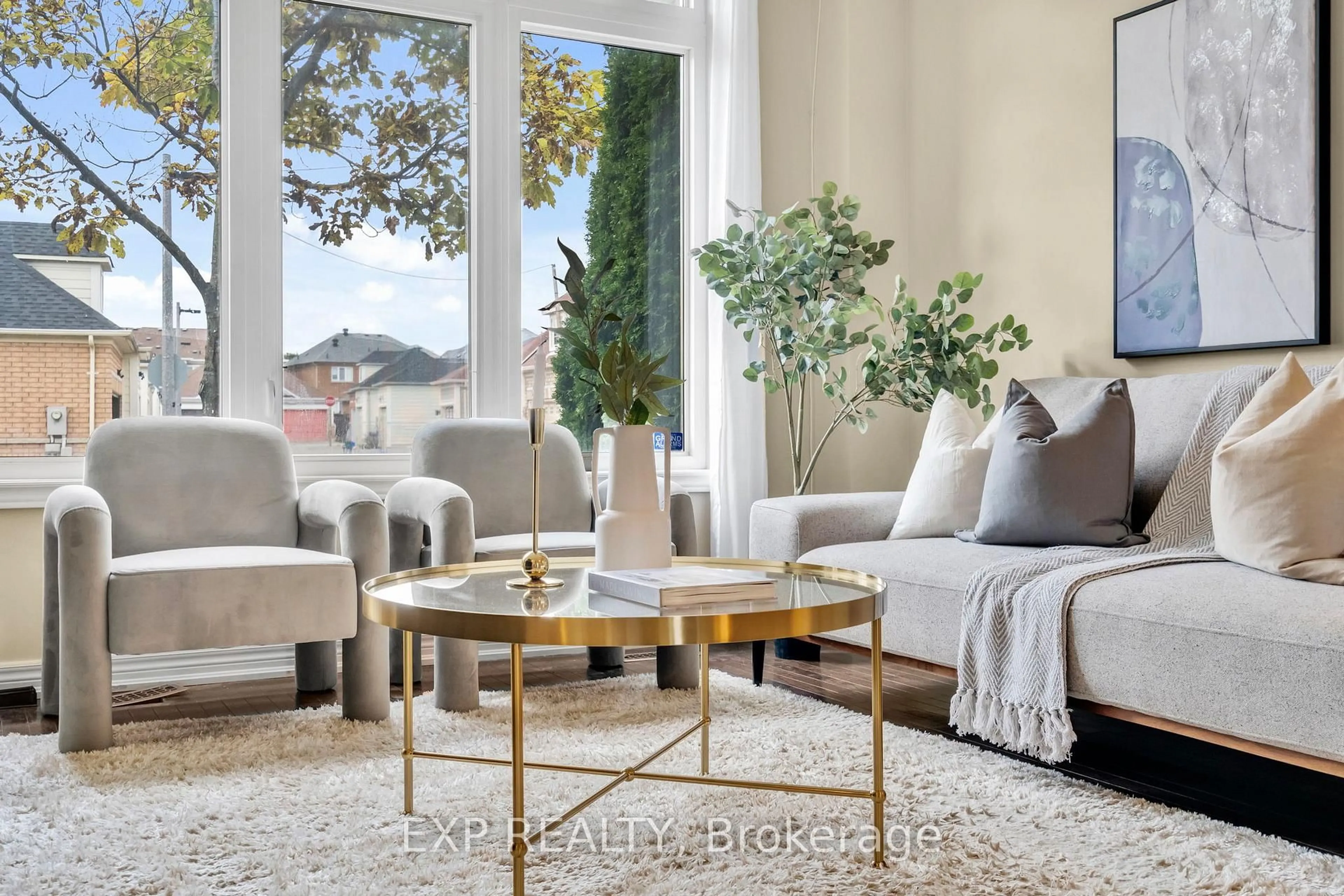 Living room with furniture, unknown for 25 Abberley St, Markham Ontario L6B 0N2