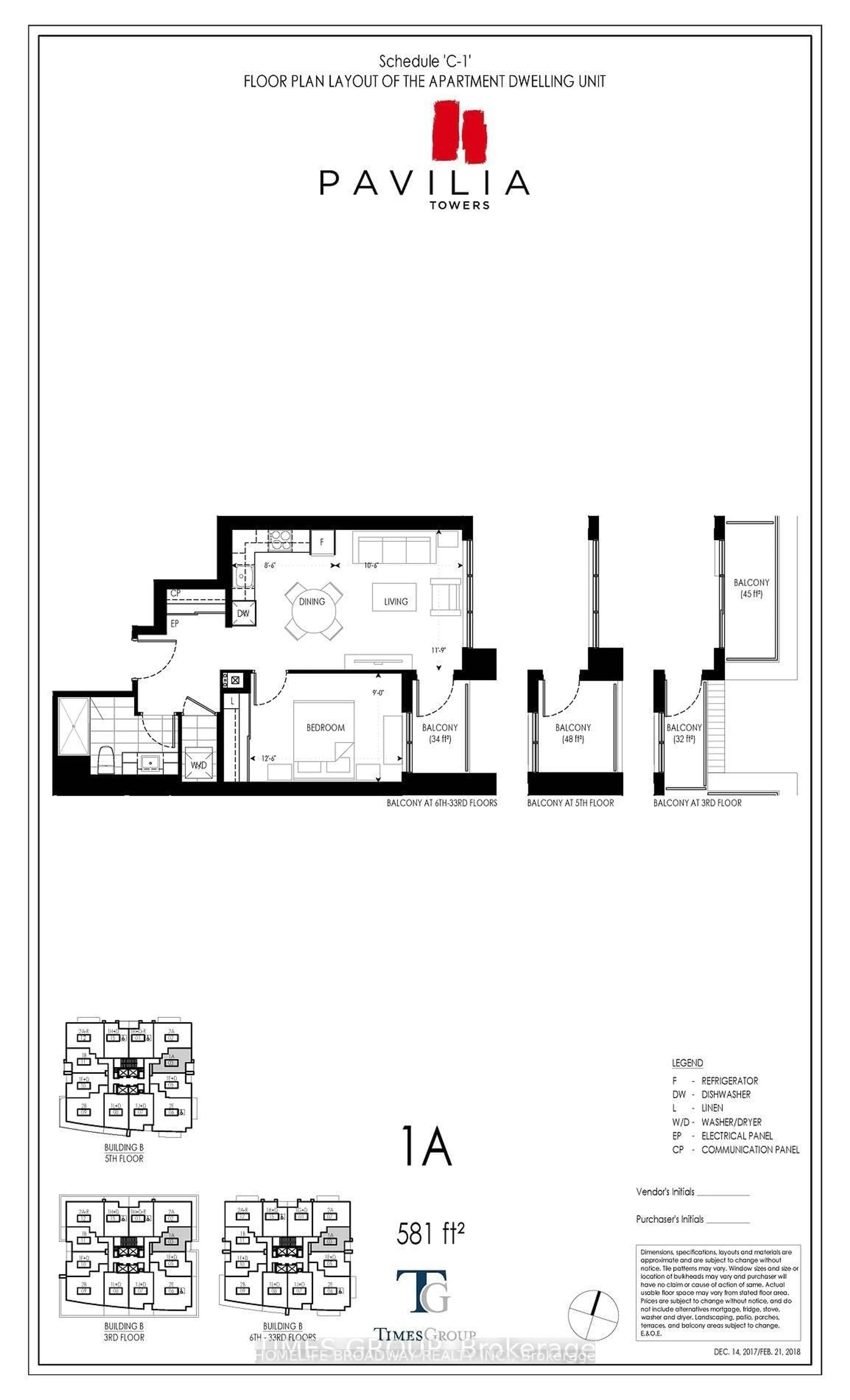 Floor plan for 38 Gandhi Lane #3103, Markham Ontario L3T 0G9