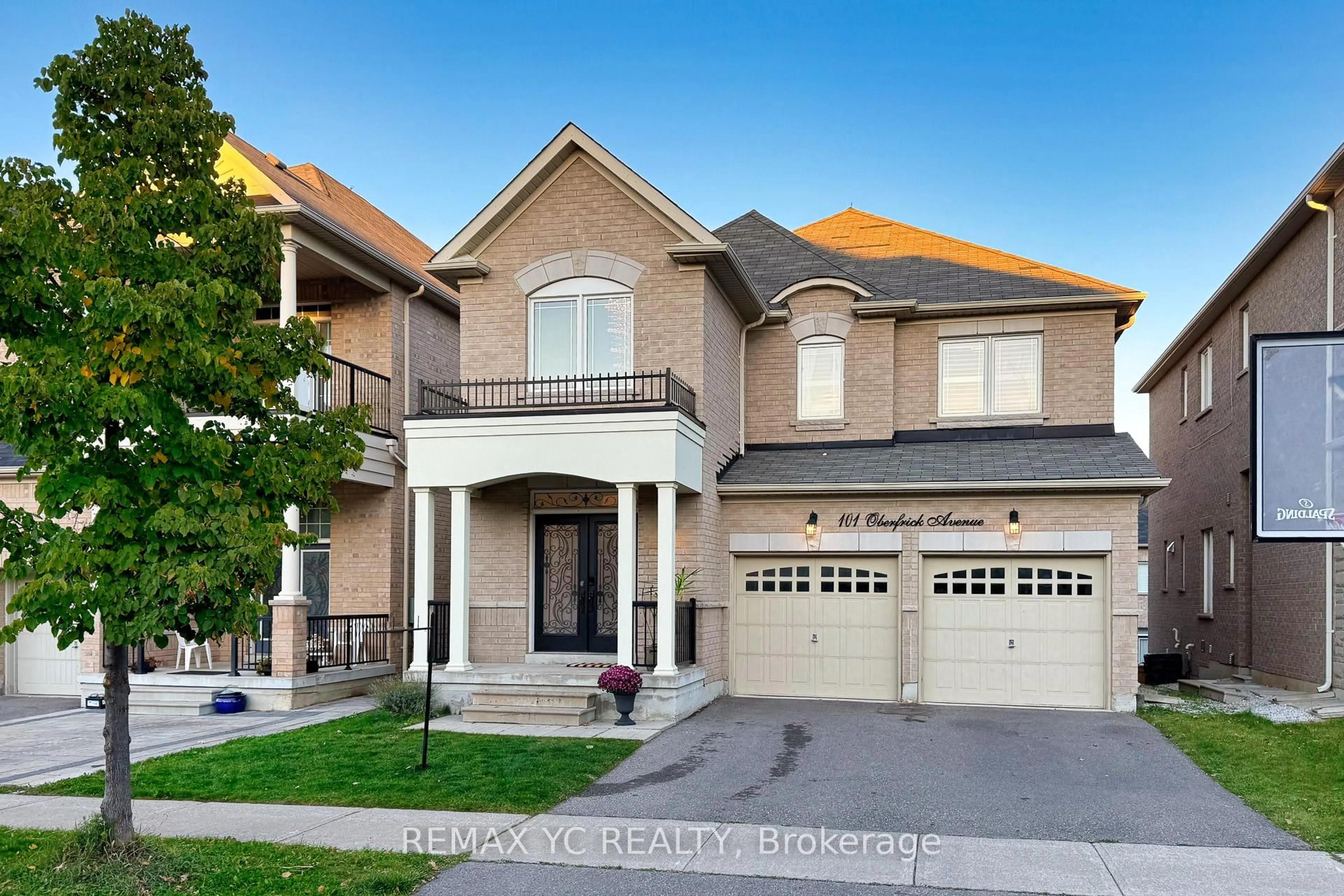 Home with brick exterior material, street for 101 Oberfrick Ave, Vaughan Ontario L6A 0N9