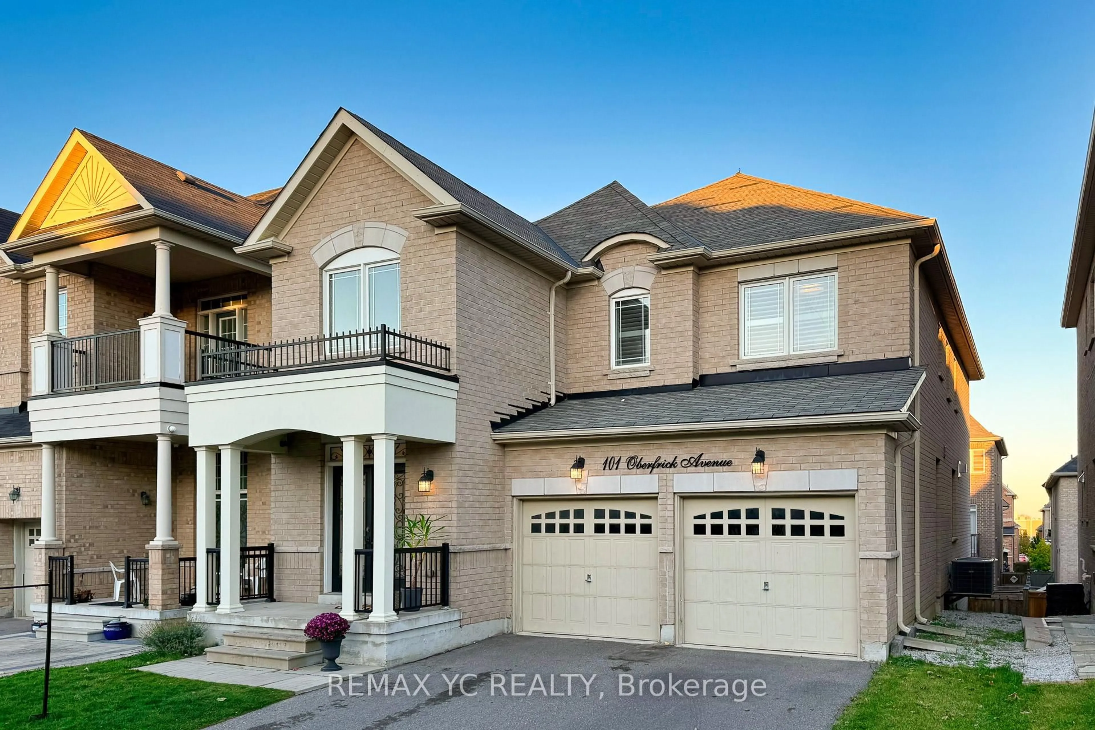Home with brick exterior material, street for 101 Oberfrick Ave, Vaughan Ontario L6A 0N9