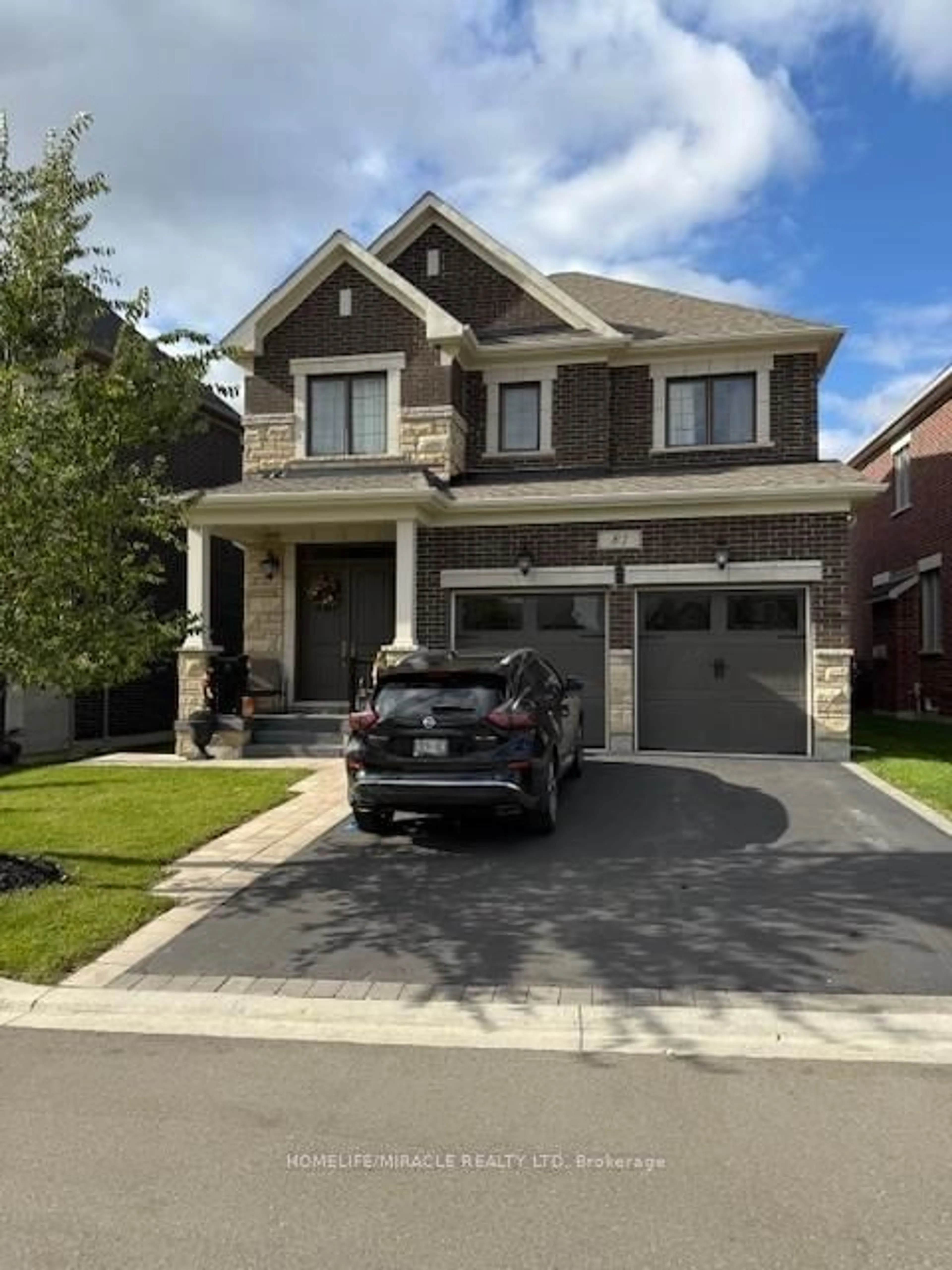 Home with brick exterior material, street for 81 Morning Sparrow Dr, Vaughan Ontario L4L 3N5