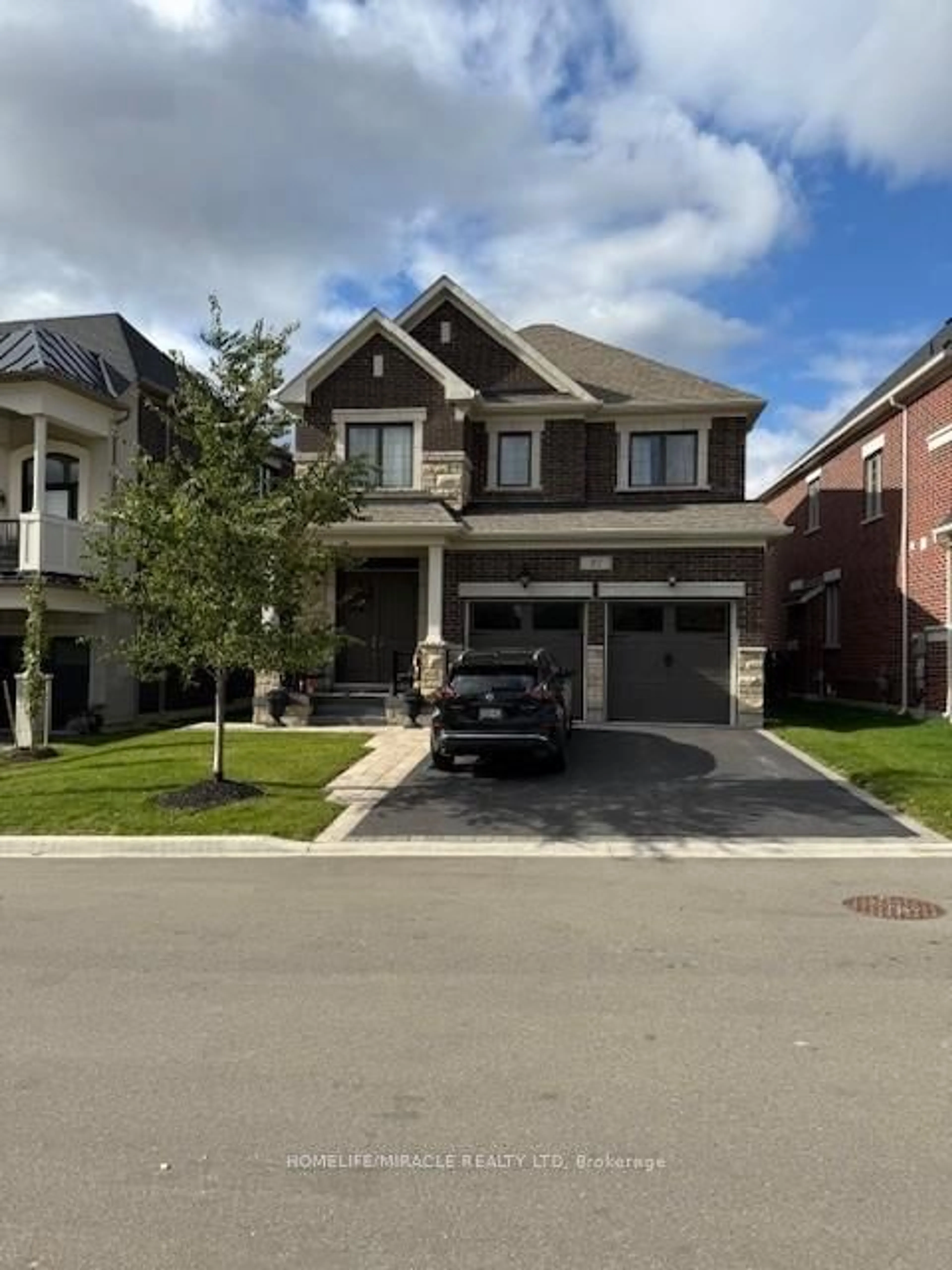 Home with brick exterior material, street for 81 Morning Sparrow Dr, Vaughan Ontario L4L 3N5