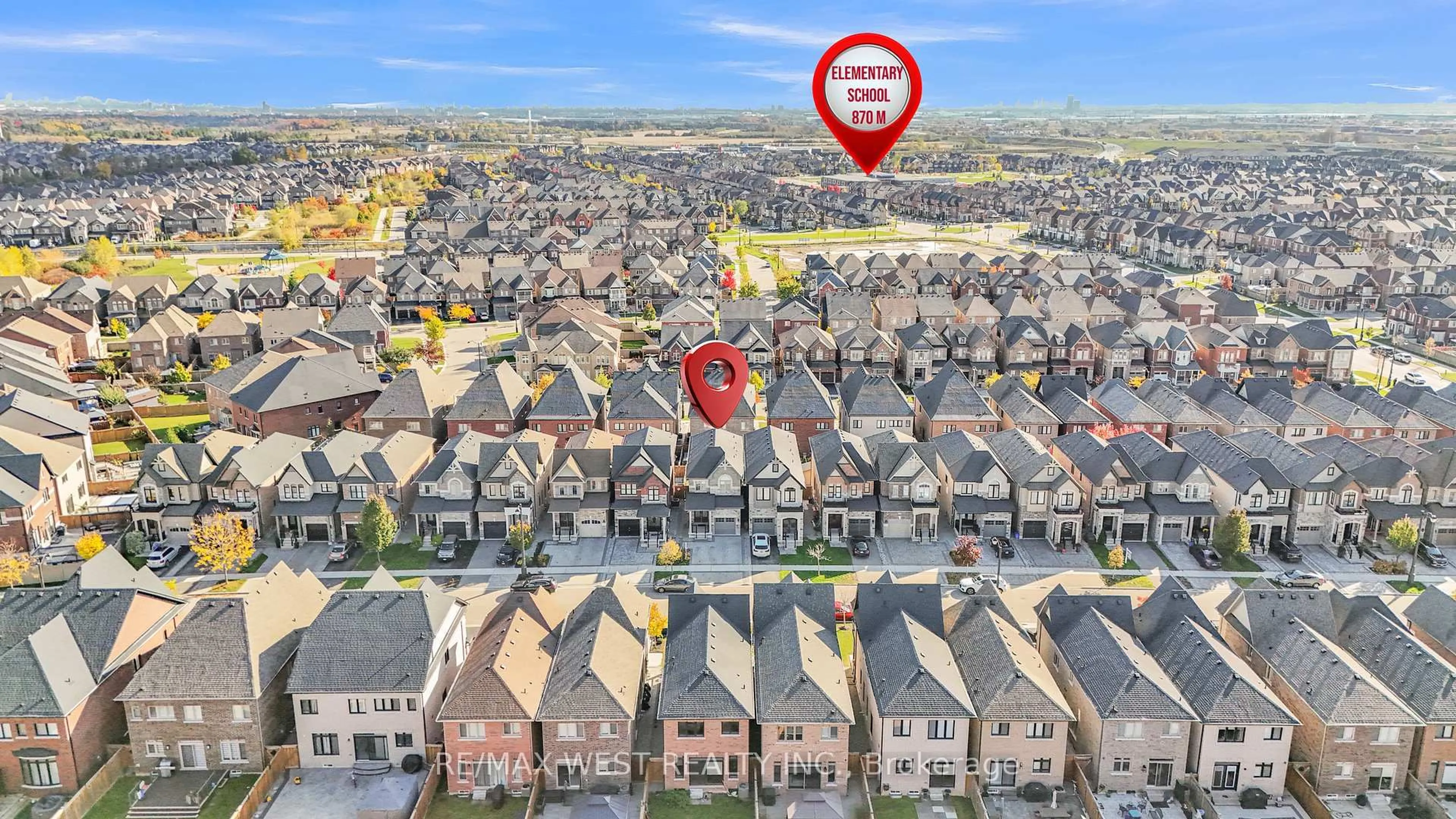 A pic from outside/outdoor area/front of a property/back of a property/a pic from drone, street for 61 Zenith Ave, Vaughan Ontario L4H 4L1