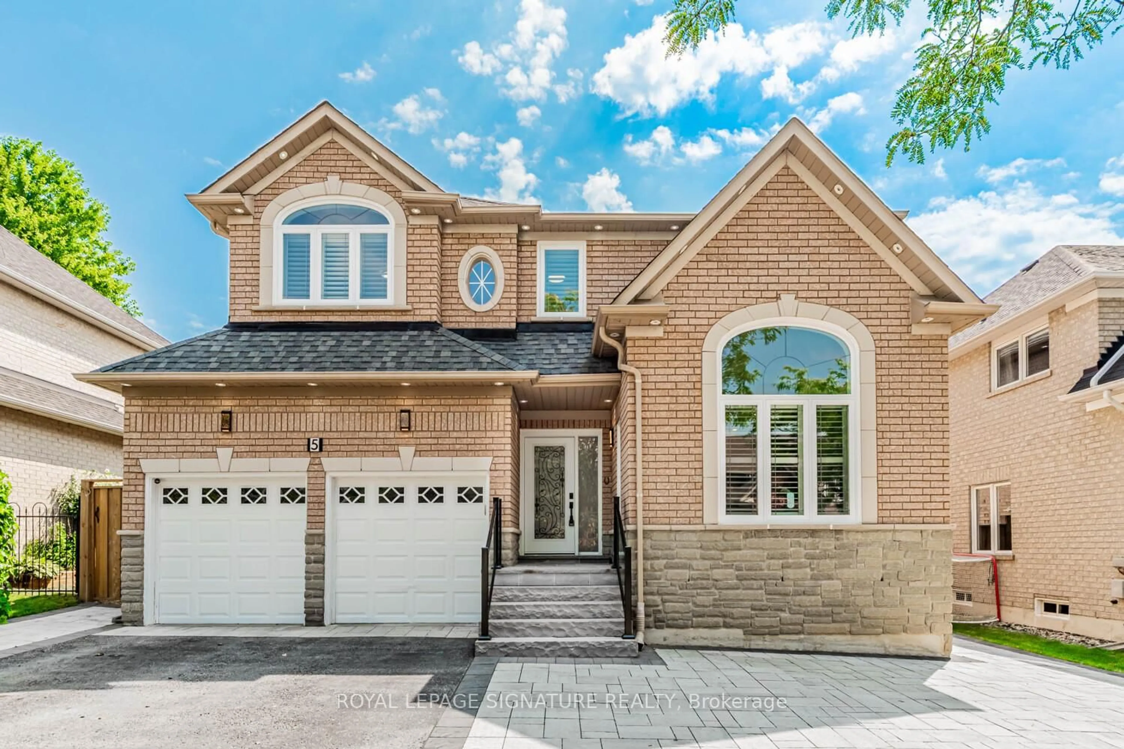 Home with brick exterior material, street for 5 Sandcherry Ave, Markham Ontario L3S 4B3