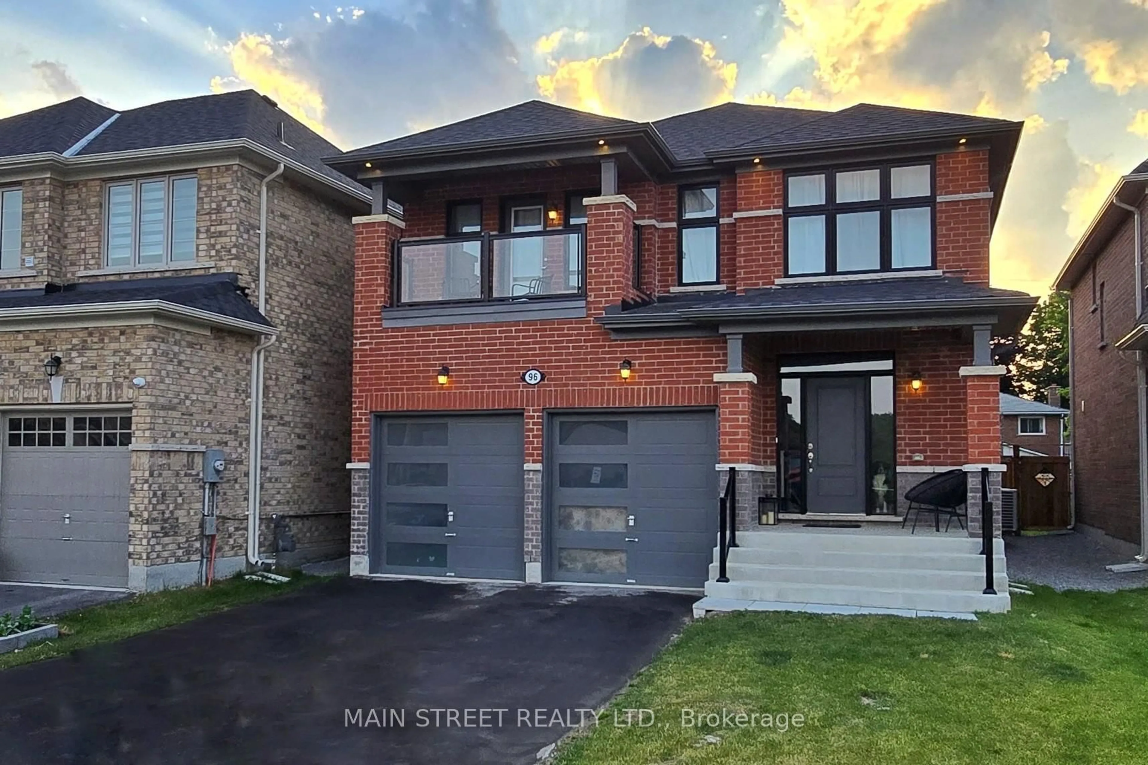 Home with brick exterior material, street for 96 Big Canoe Dr, Georgina Ontario L0E 1R0