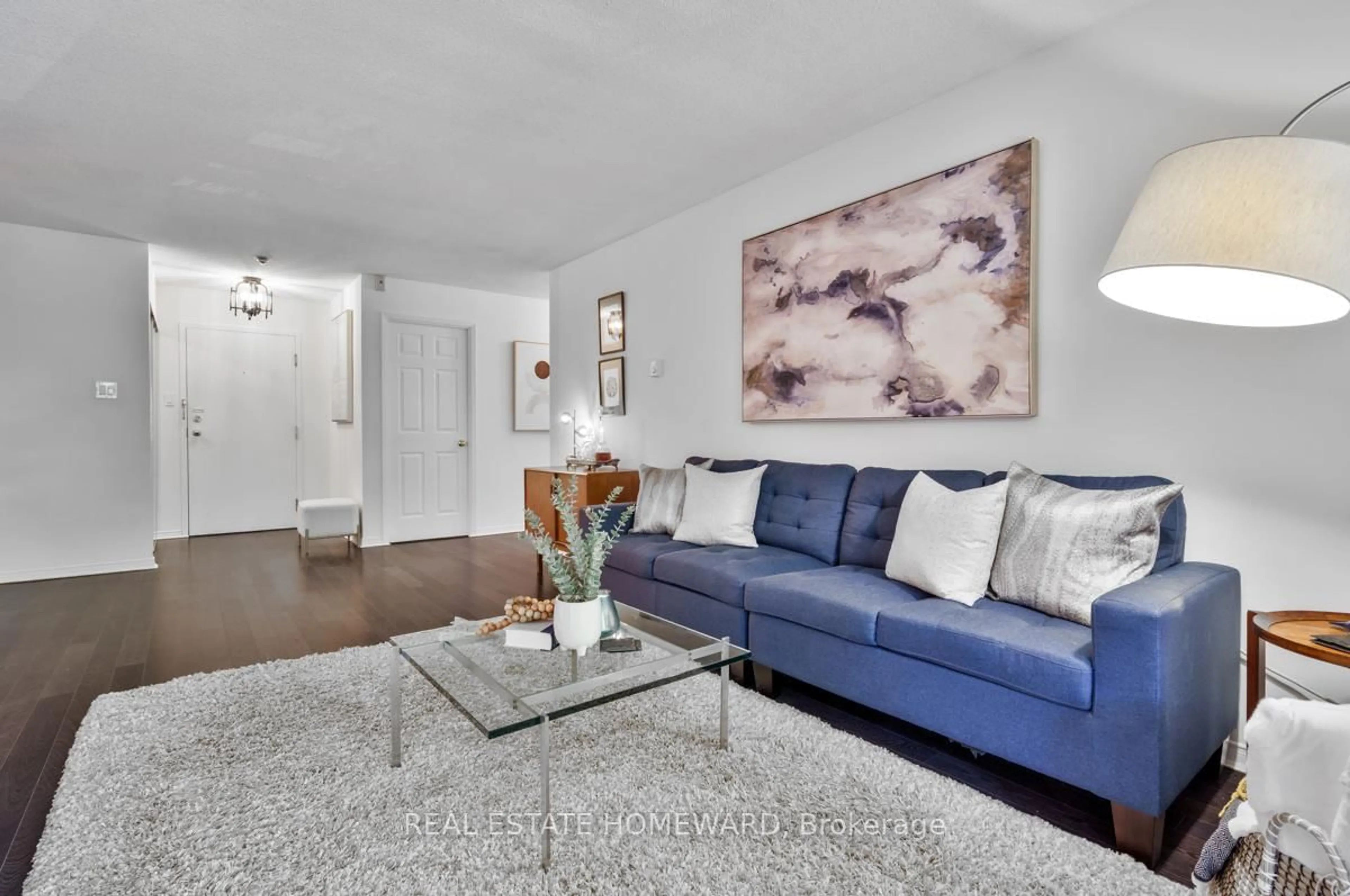 Living room with furniture, unknown for 111 Grew Blvd #208, Georgina Ontario L0E 1L0