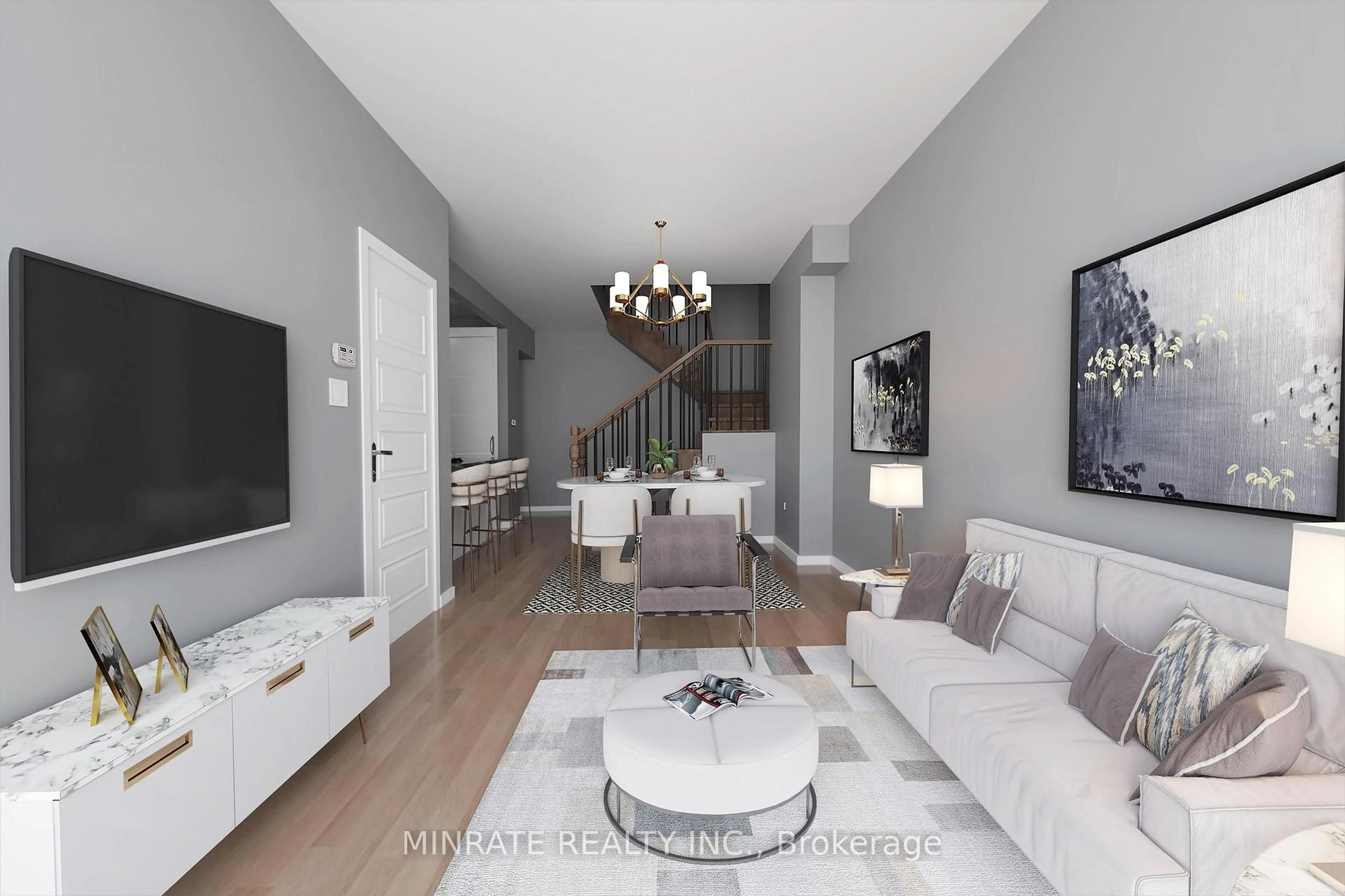 Living room with furniture, unknown for 340 Capella St, Newmarket Ontario L3X 0L7