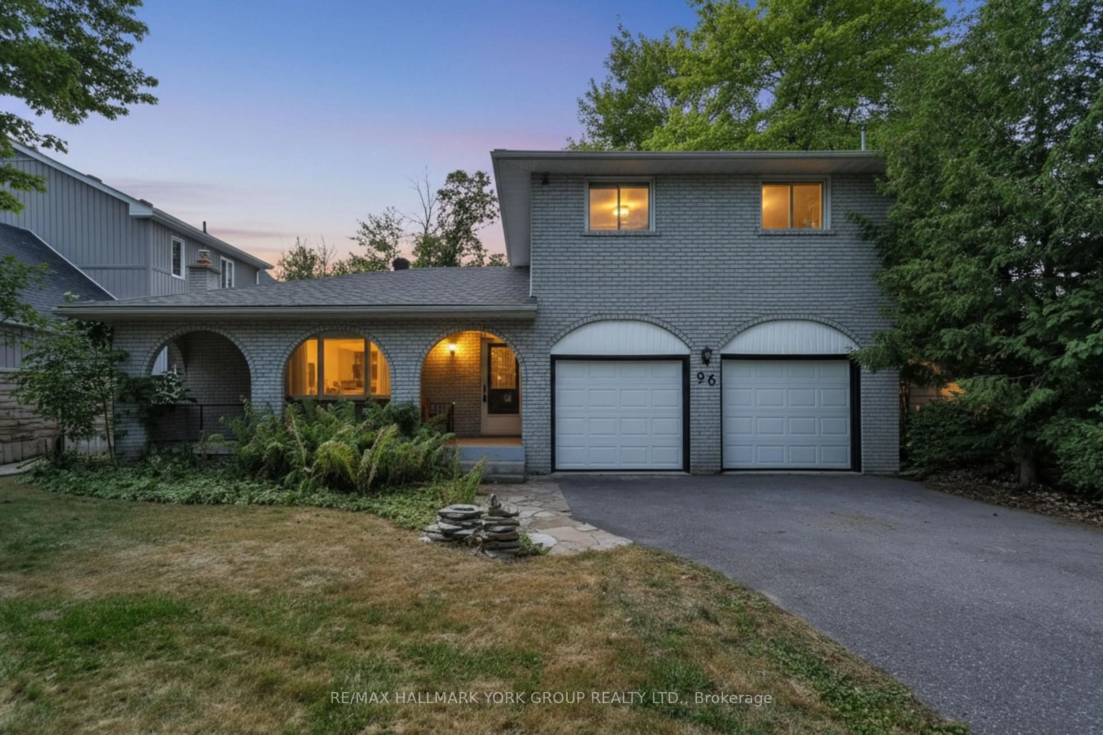 Home with brick exterior material, street for 96 Riverview Beach Rd, Georgina Ontario L0E 1N0