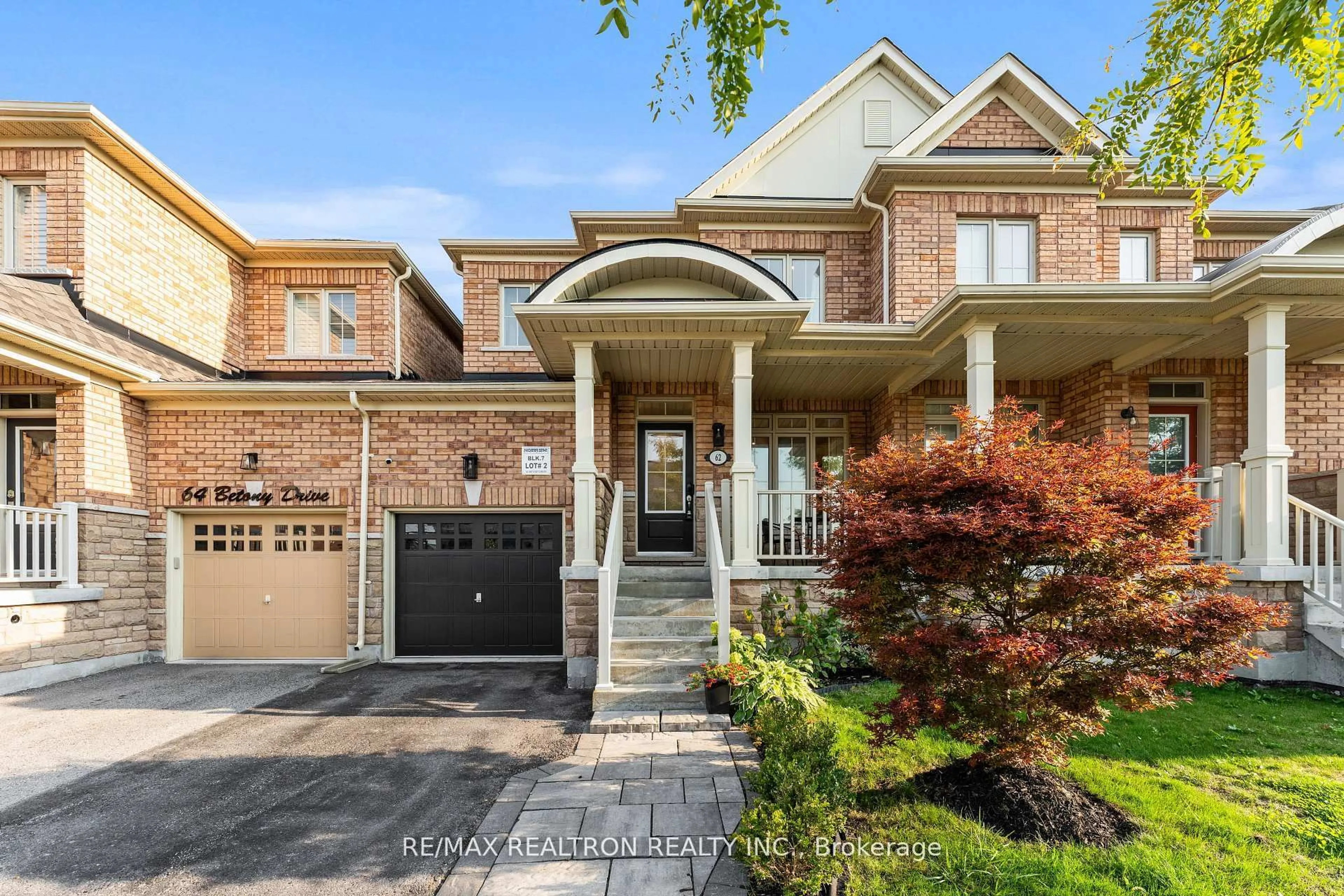Home with brick exterior material, street for 62 Betony Dr, Richmond Hill Ontario L4E 0V6