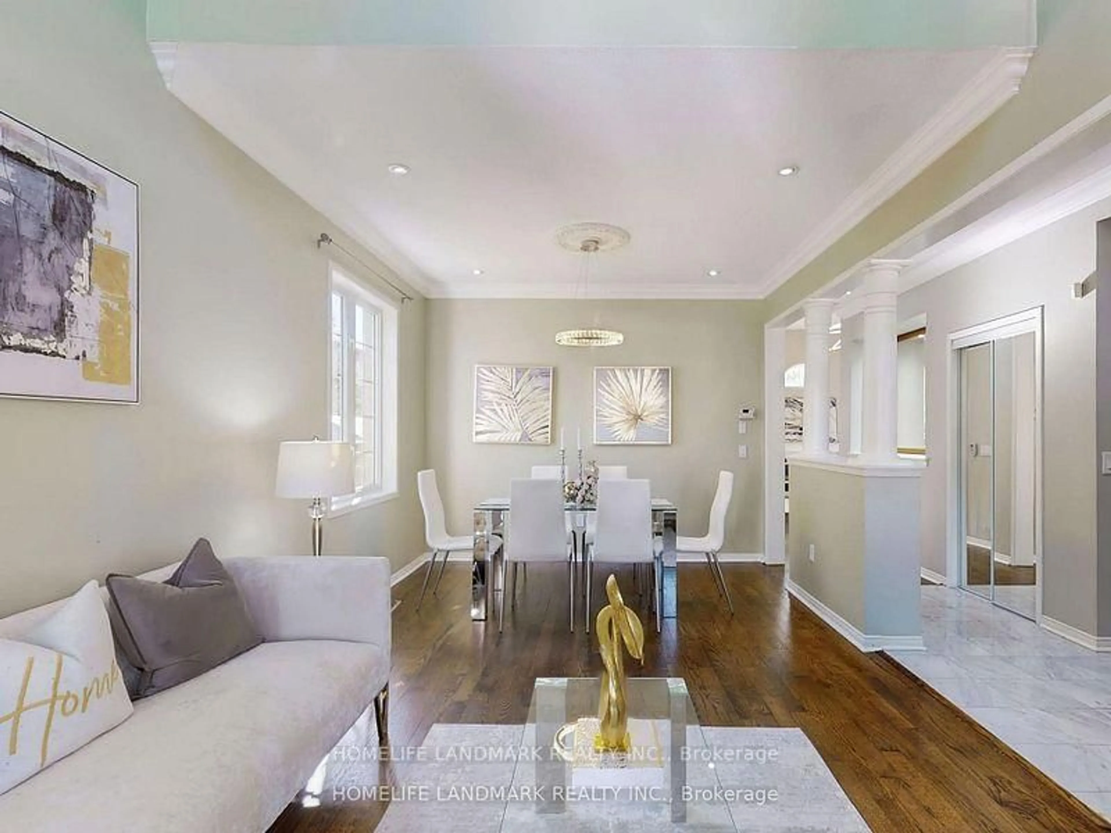 Living room with furniture, unknown for 40 Belgrave Sq, Markham Ontario L6C 2T6