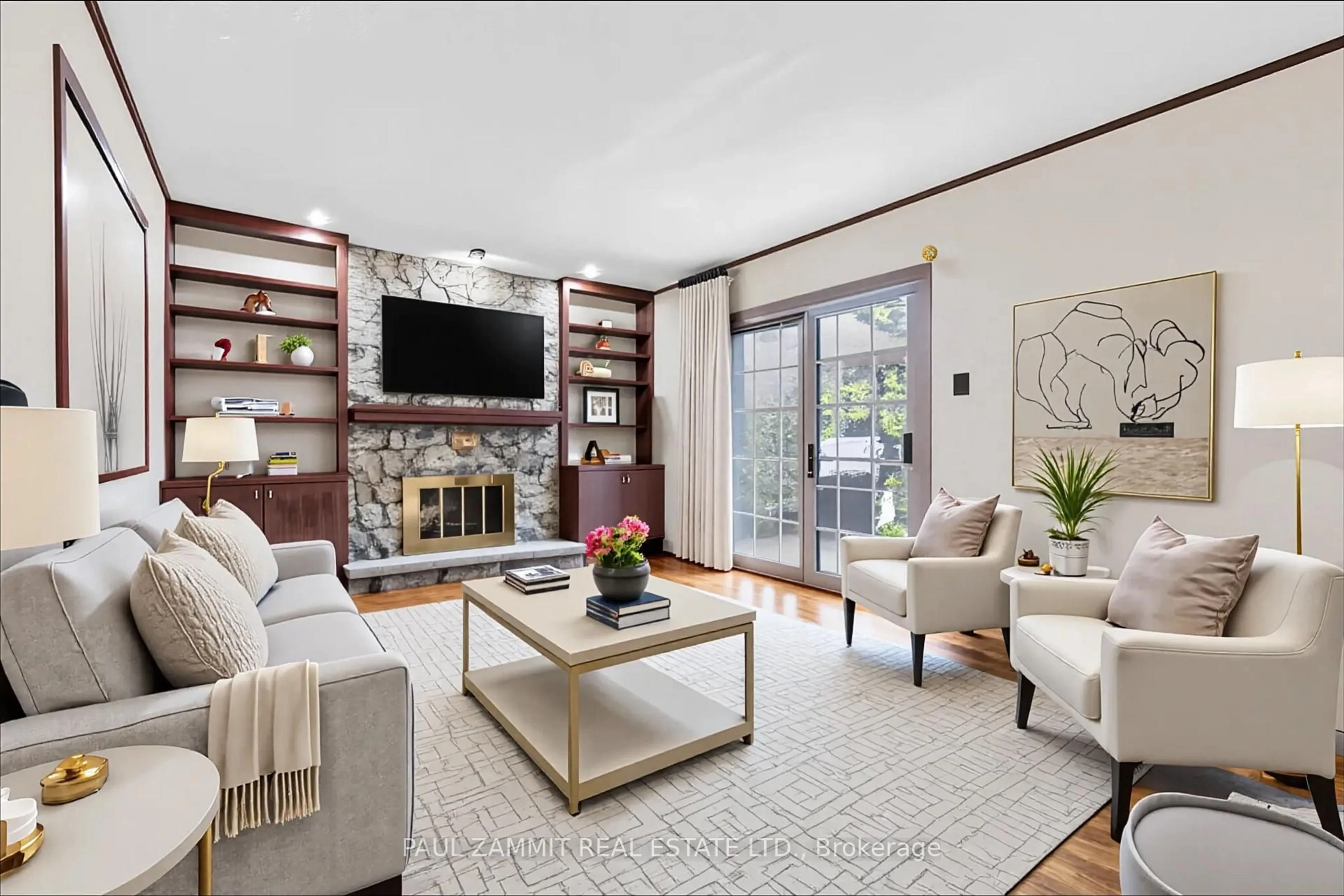 Living room with furniture, unknown for 3 Framingham Dr, Markham Ontario L3T 4H2