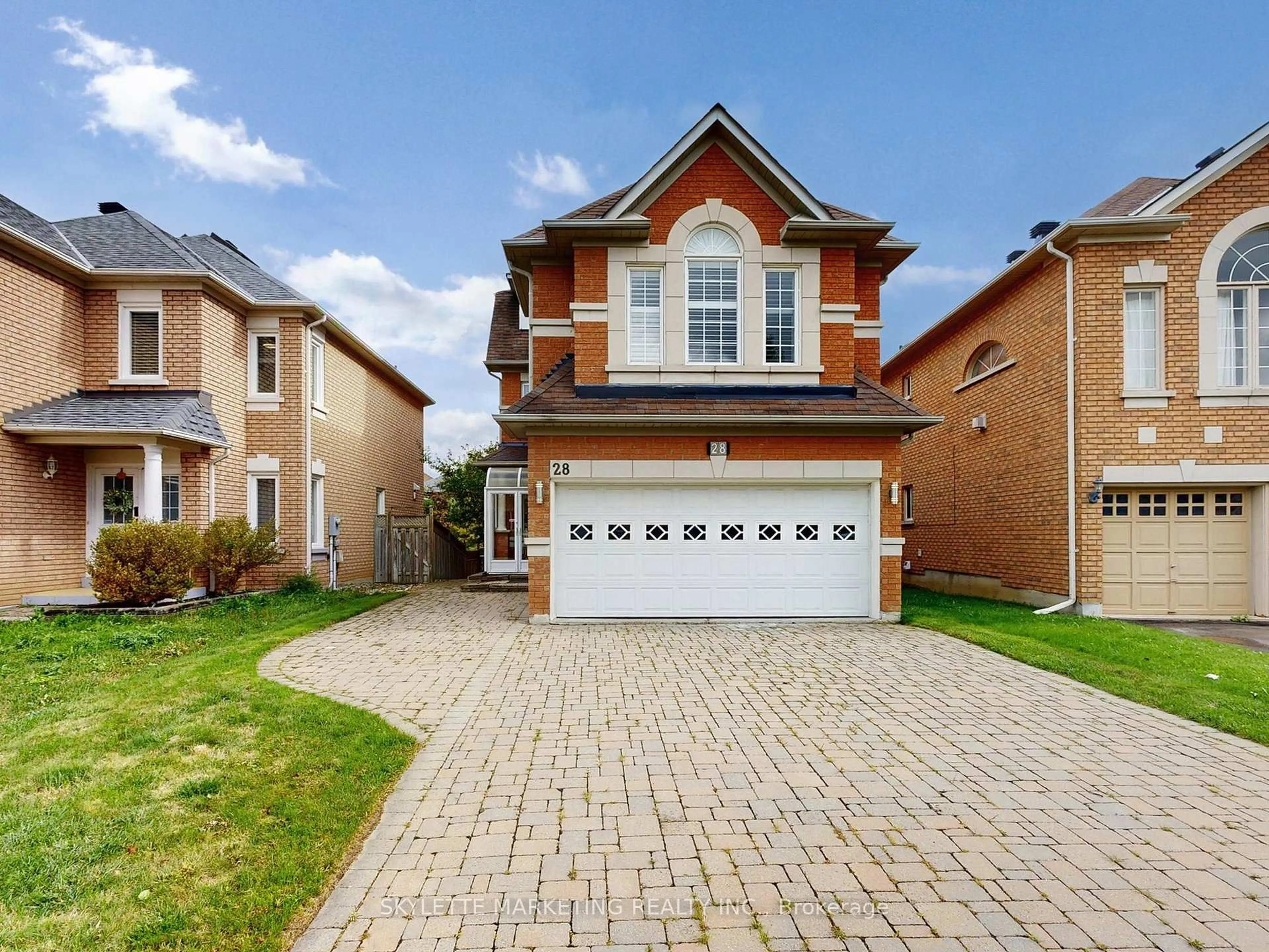 Home with brick exterior material, street for 28 Garland Cres, Richmond Hill Ontario L4S 1X1
