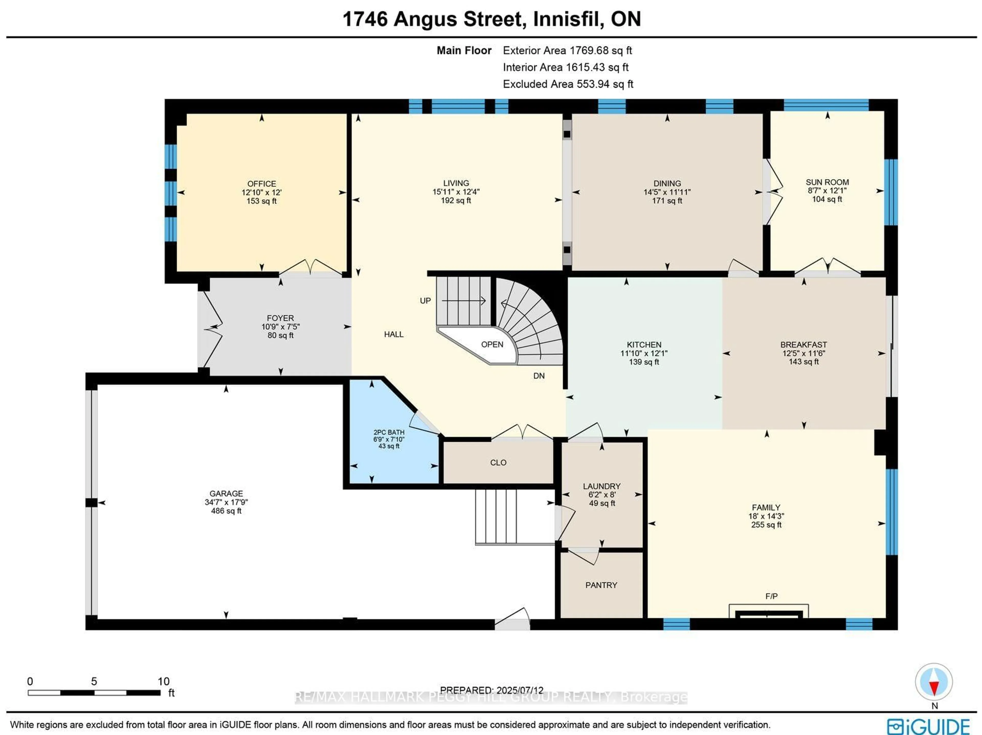 Floor plan for 1746 Angus St, Innisfil Ontario L9S 4X2