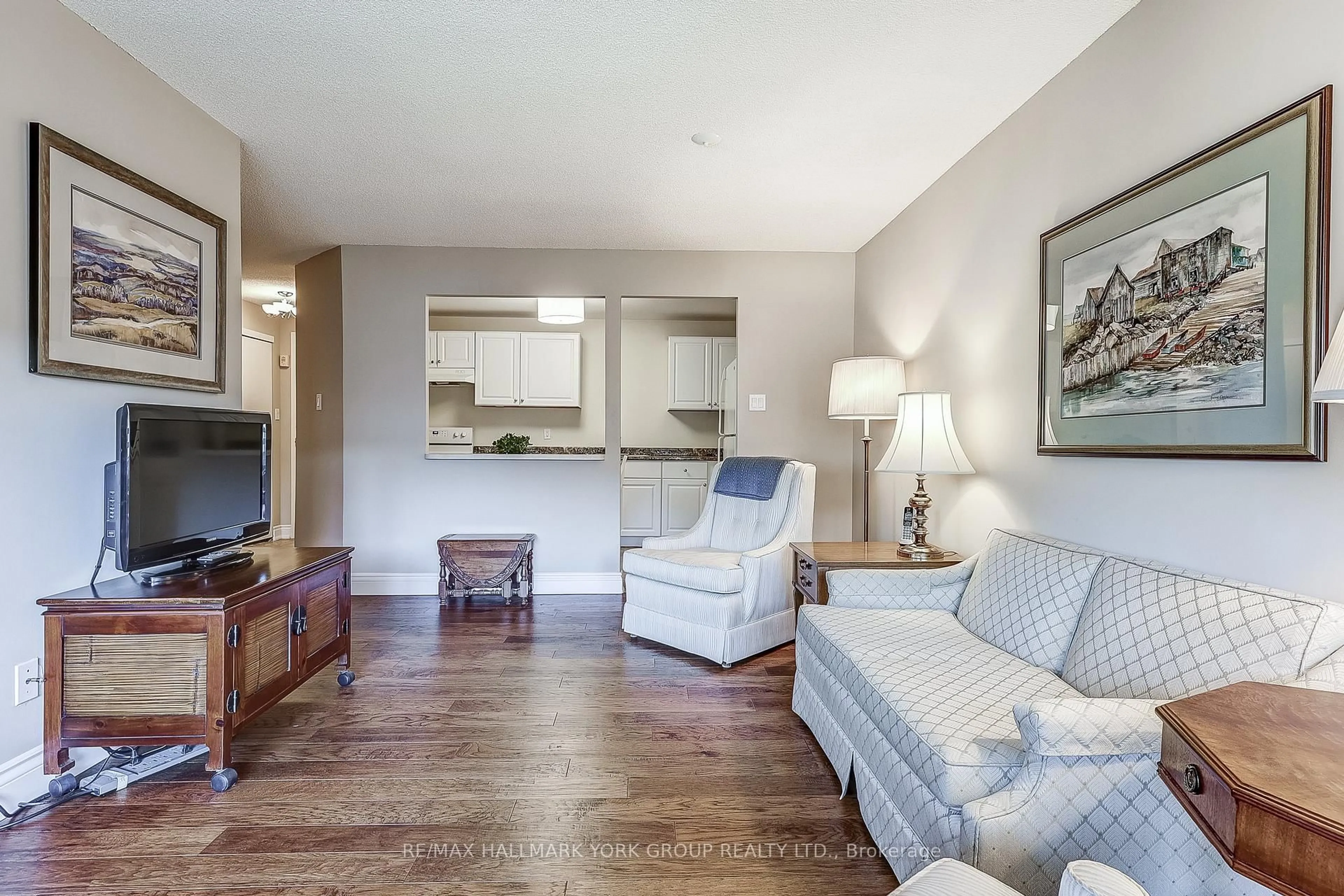 Living room with furniture, unknown for 155 Main St #308, Newmarket Ontario L3Y 8C2