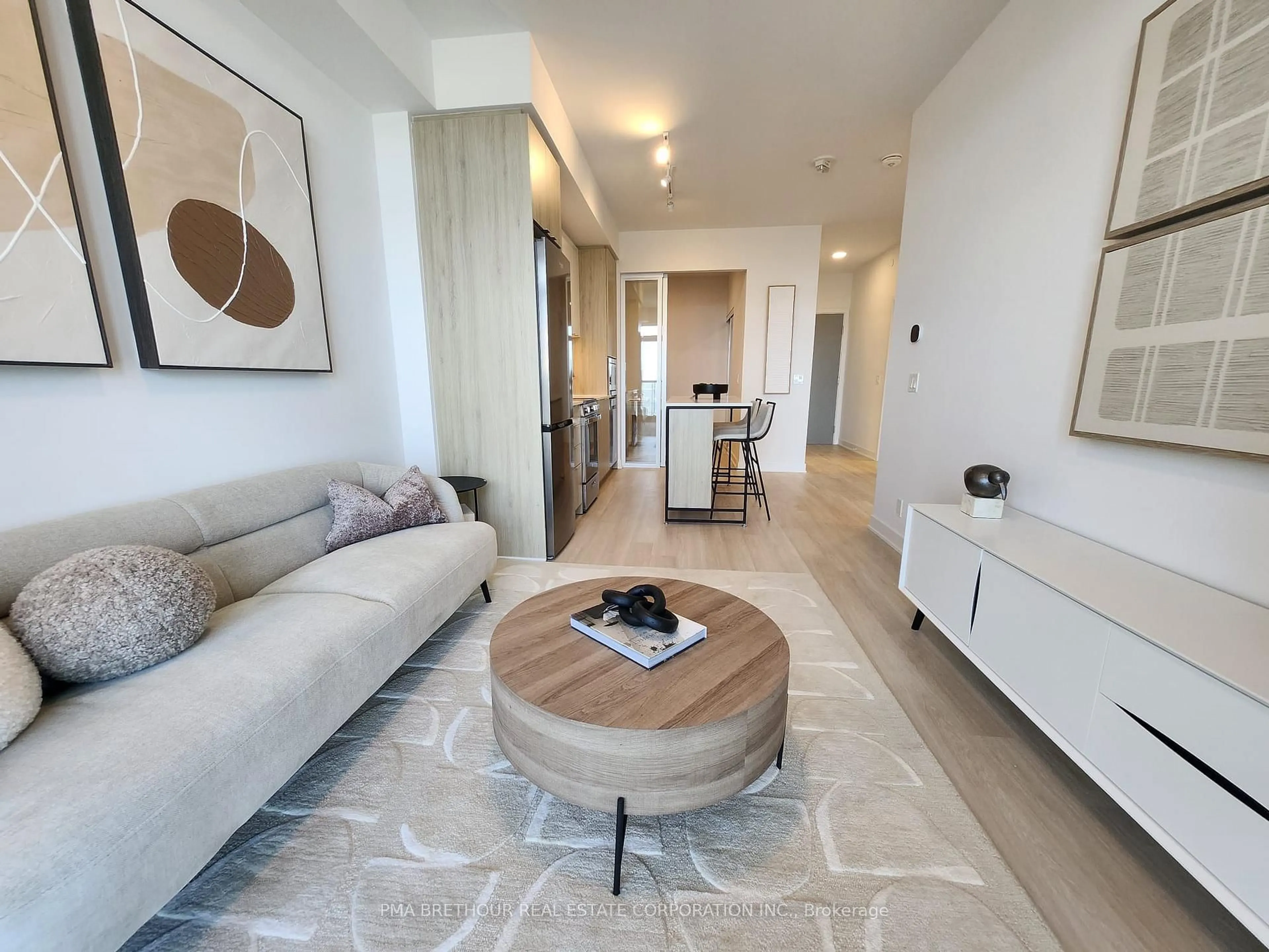 Living room with furniture, unknown for 50 Upper Mall Way #B-2909, Vaughan Ontario L4J 0L8