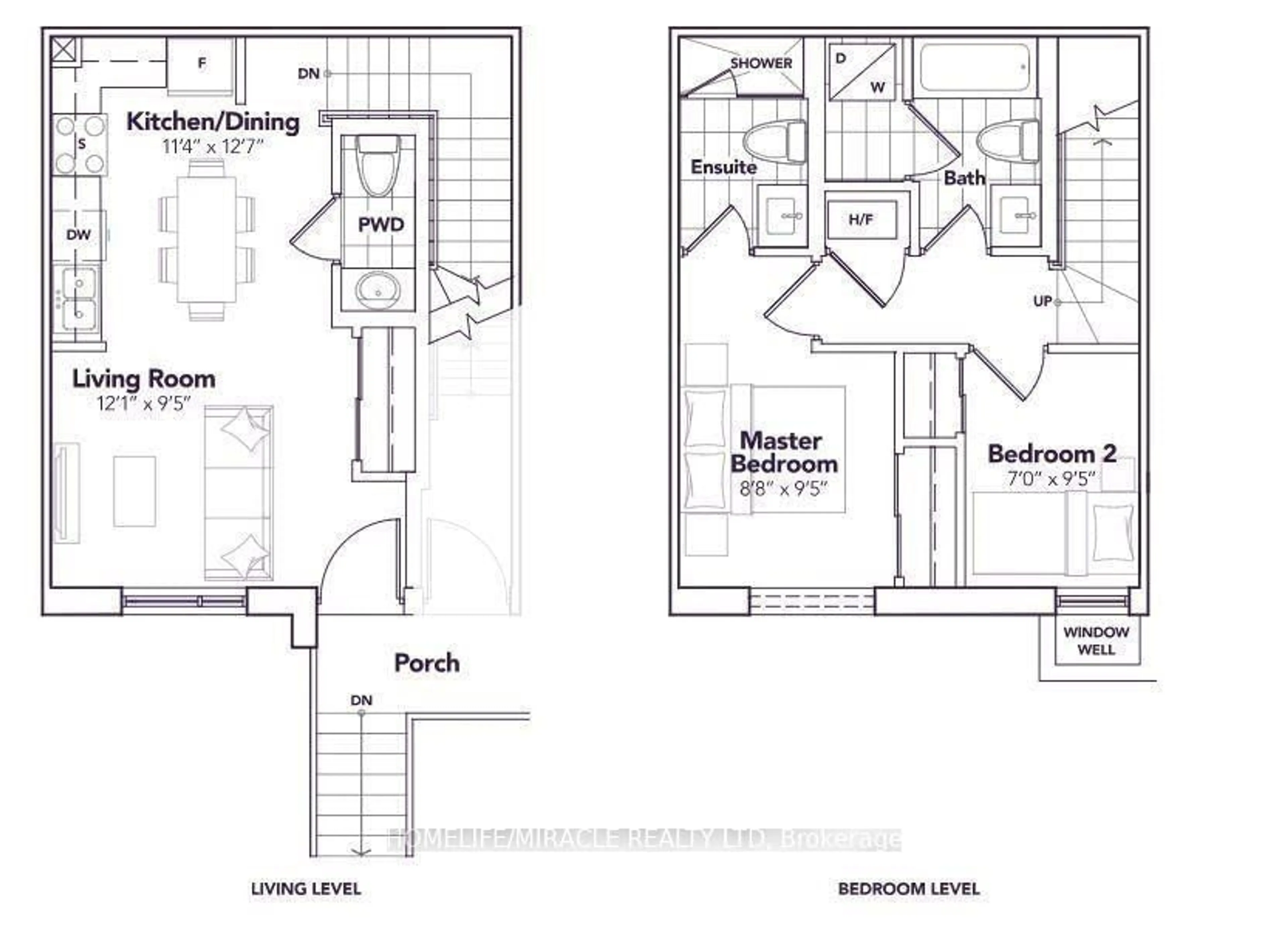 Floor plan for 9580 Islington Ave #135, Vaughan Ontario L4H 5E8