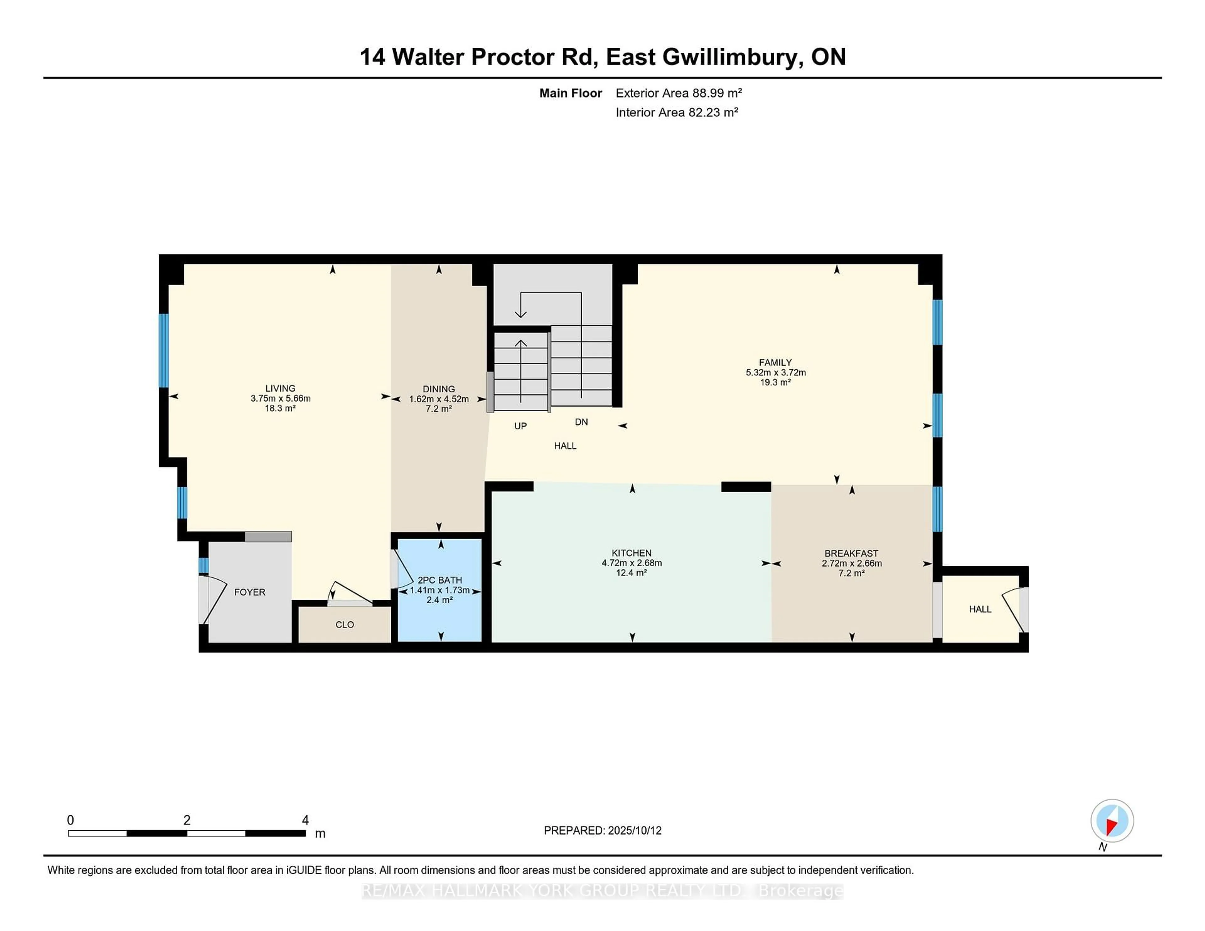 Floor plan for 14 Walter Proctor Rd, East Gwillimbury Ontario L9N 0L6