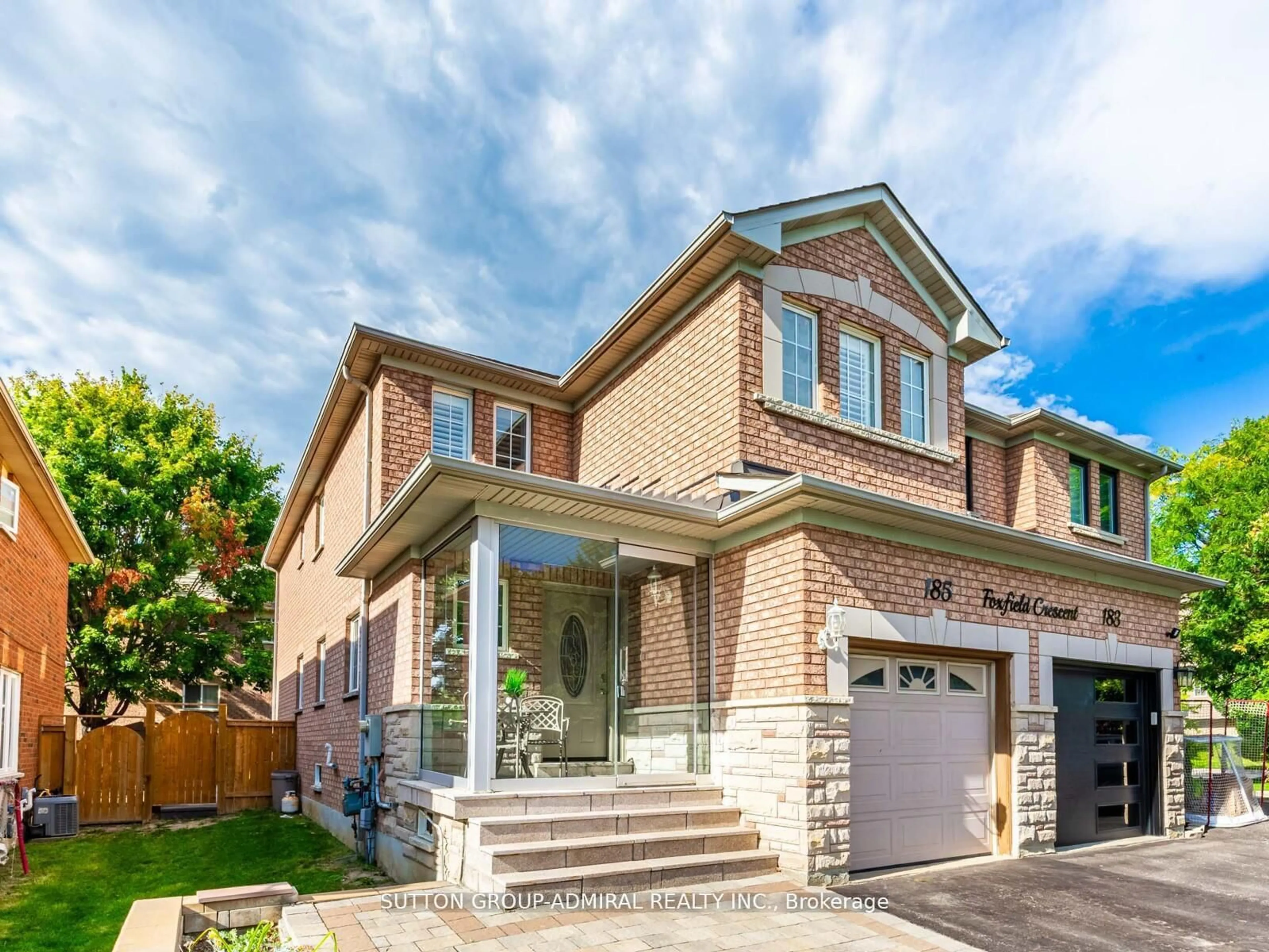 Home with brick exterior material, street for 185 Foxfield Cres, Vaughan Ontario L4K 5E8