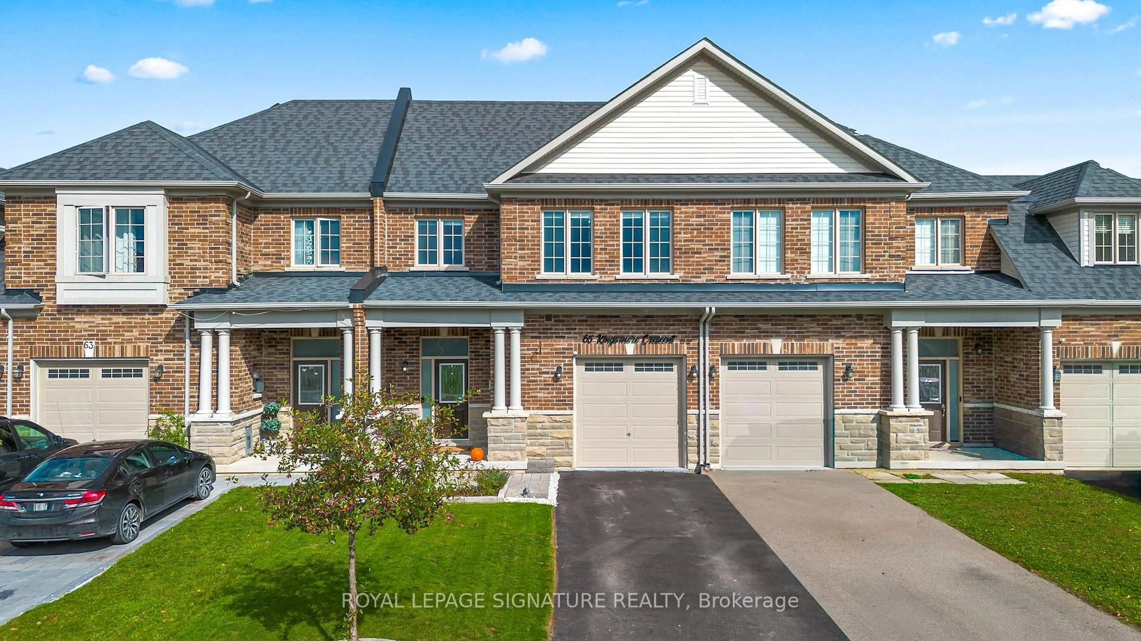 Home with brick exterior material, street for 65 Kingsmere Cres, New Tecumseth Ontario L0N 1R0