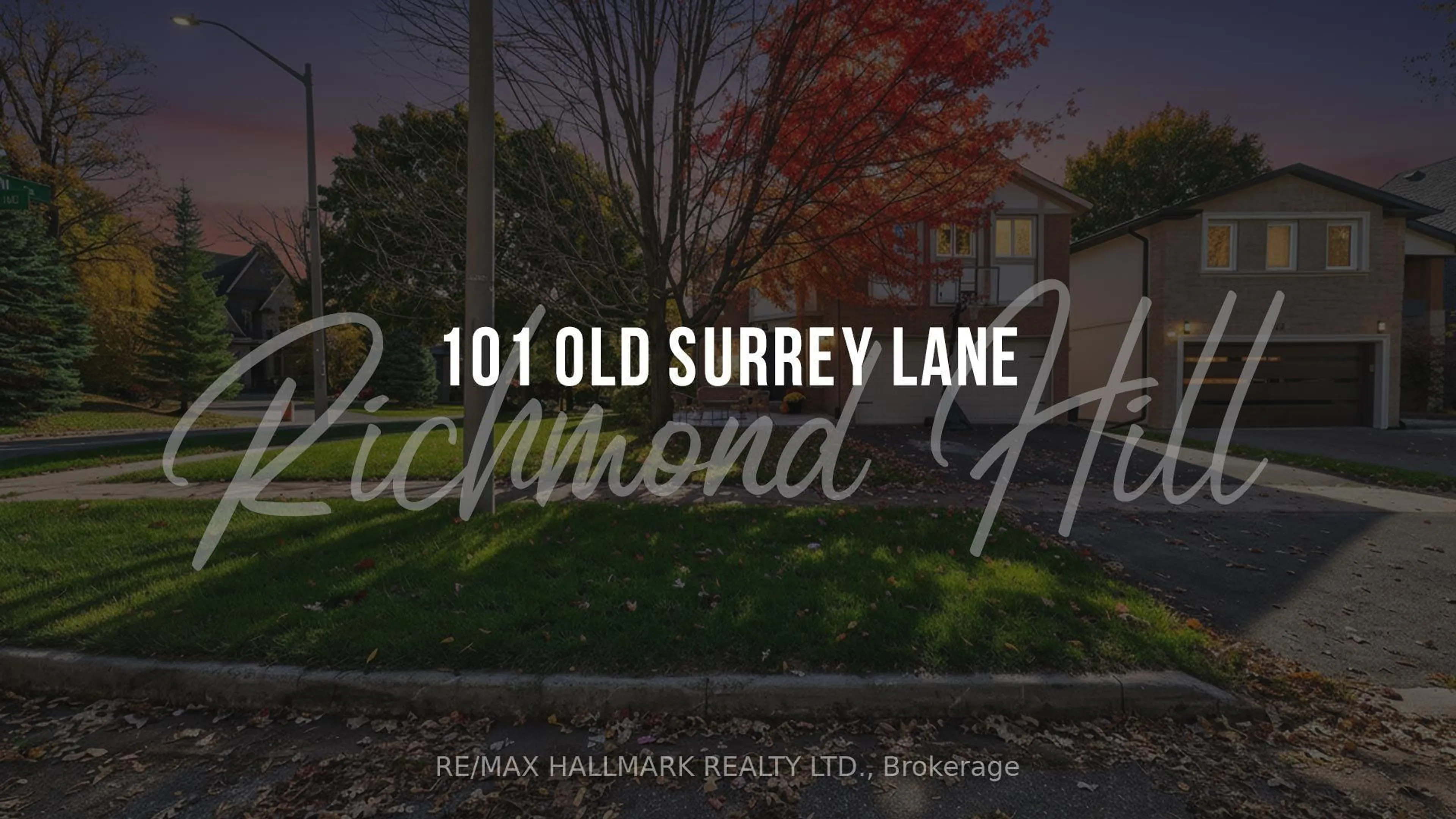Unknown for 101 Old Surrey Lane Lane, Richmond Hill Ontario L4C 6R8