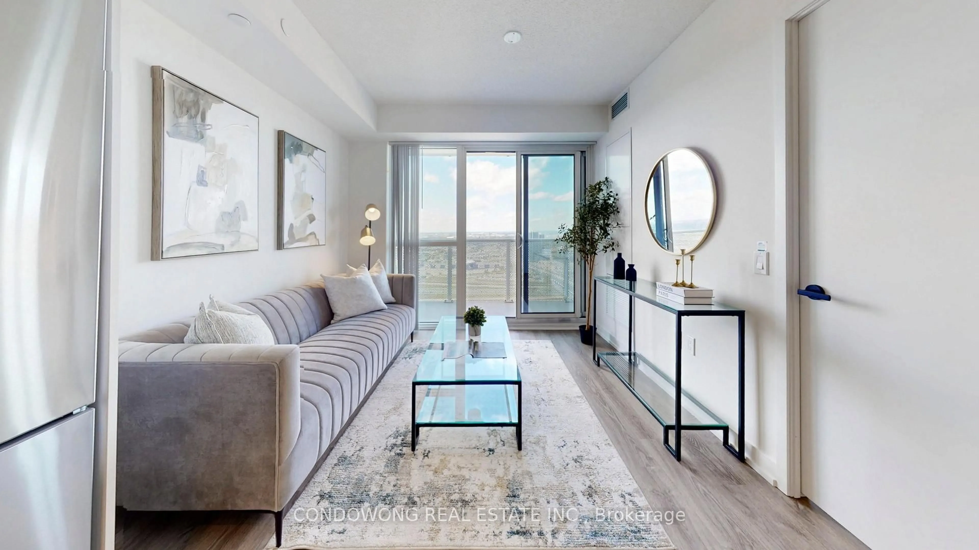 Living room with furniture, unknown for 195 Commerce St #4008, Vaughan Ontario L4K 0P9