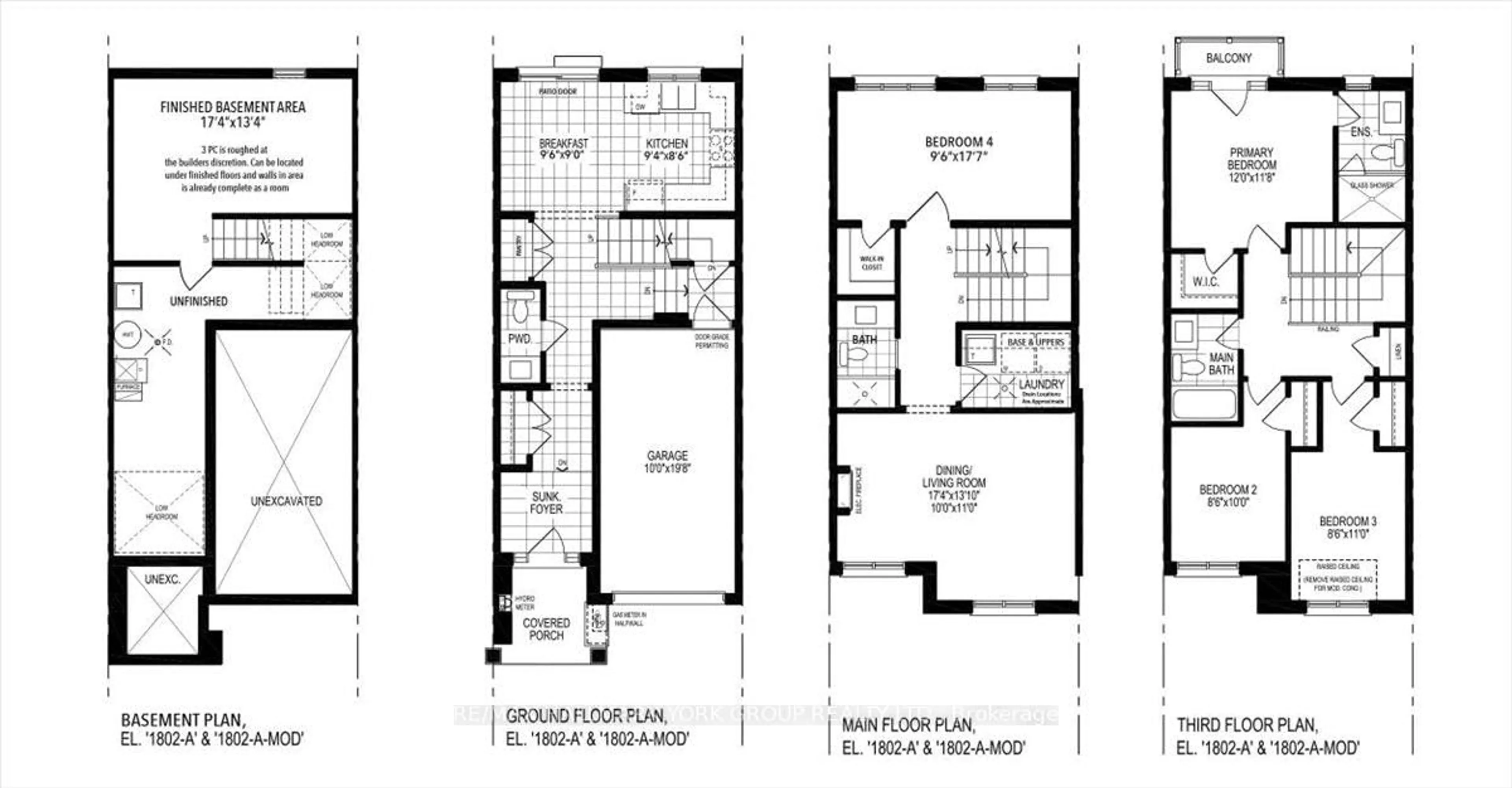 Floor plan for 5 John Carter Way, Markham Ontario L3P 0P7