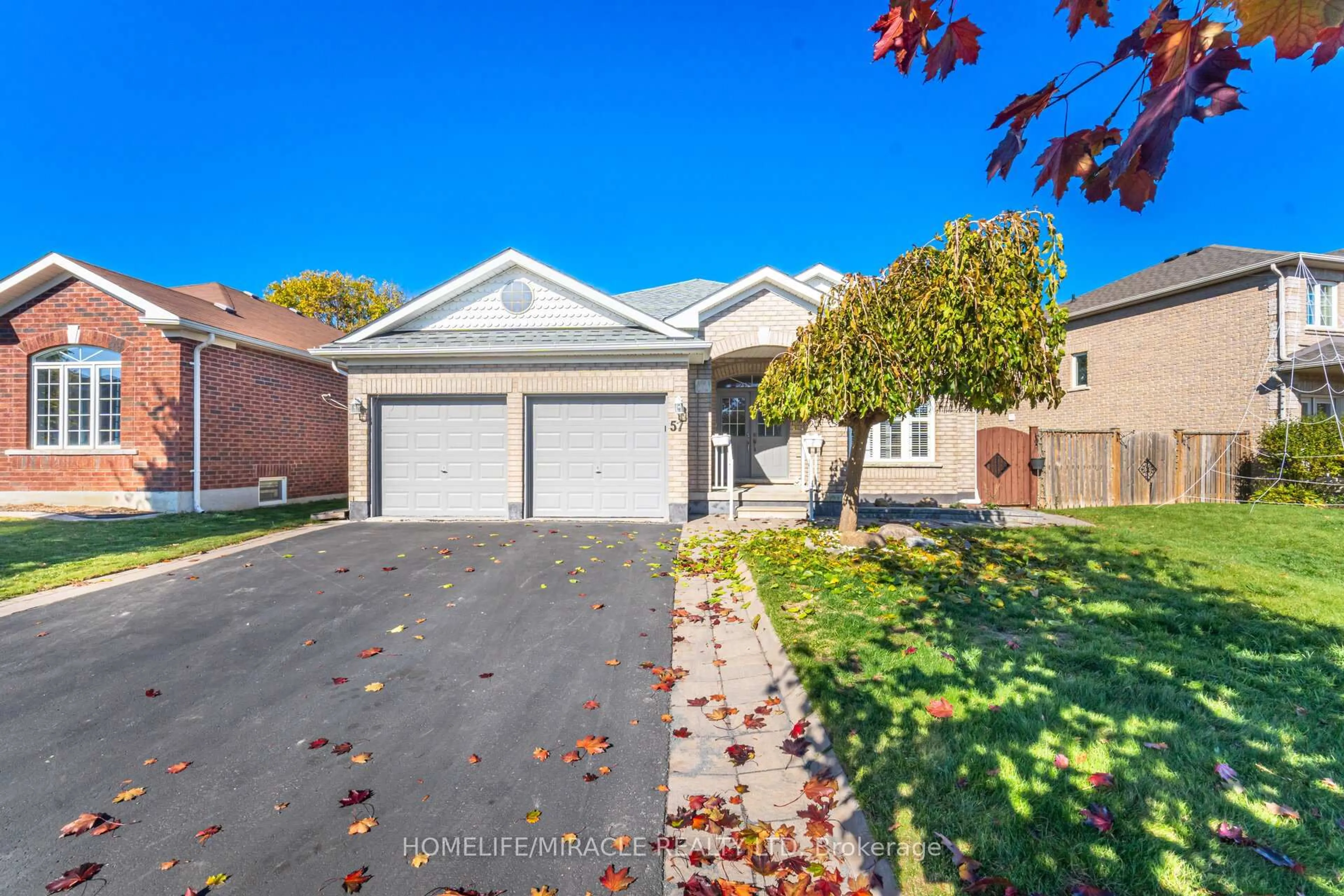 Home with brick exterior material, street for 57 Bronze Cres, Bradford West Gwillimbury Ontario L3Z 0B1