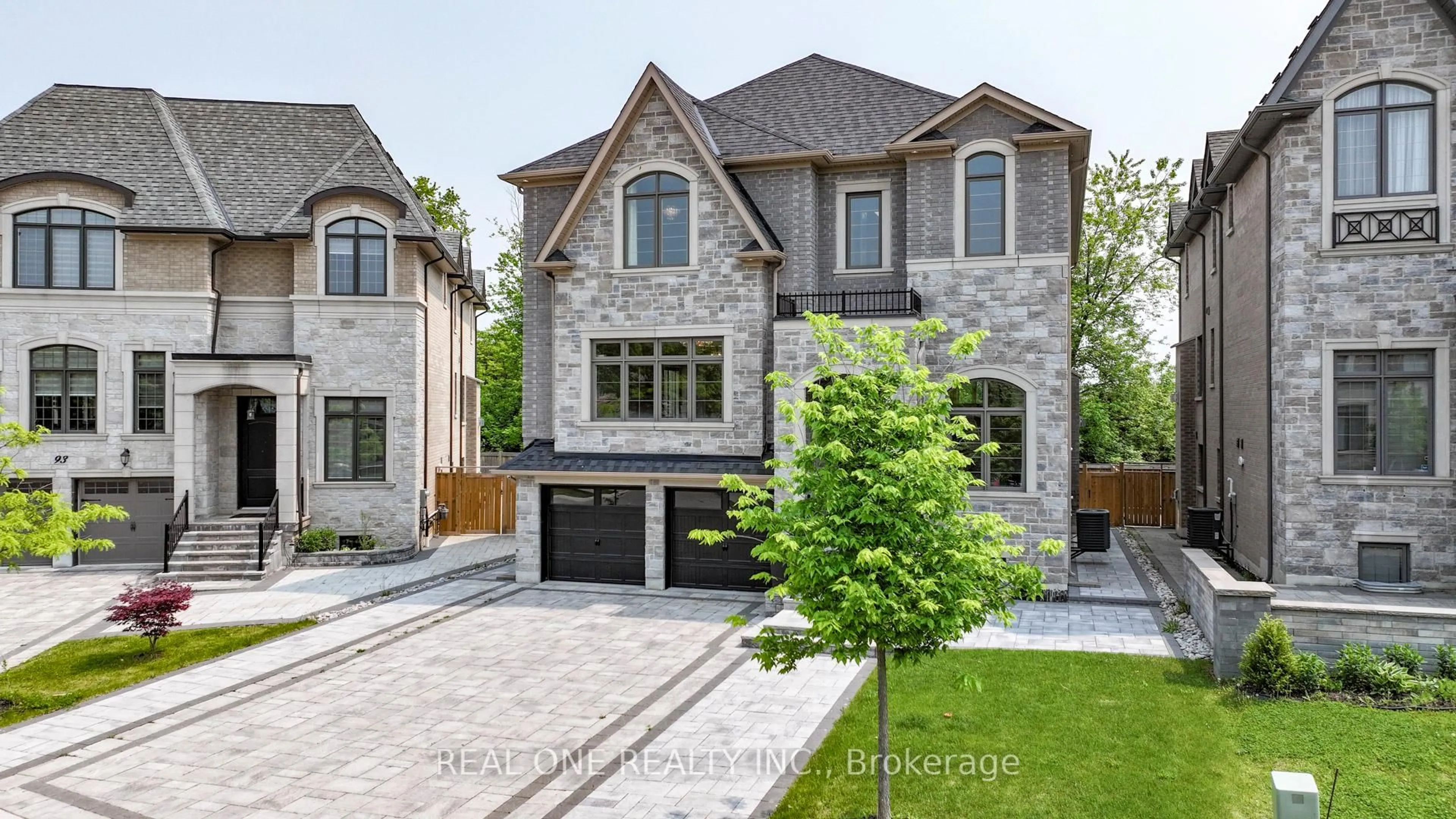 Home with brick exterior material, street for 91 Fitzgerald Ave, Markham Ontario L3R 1R5