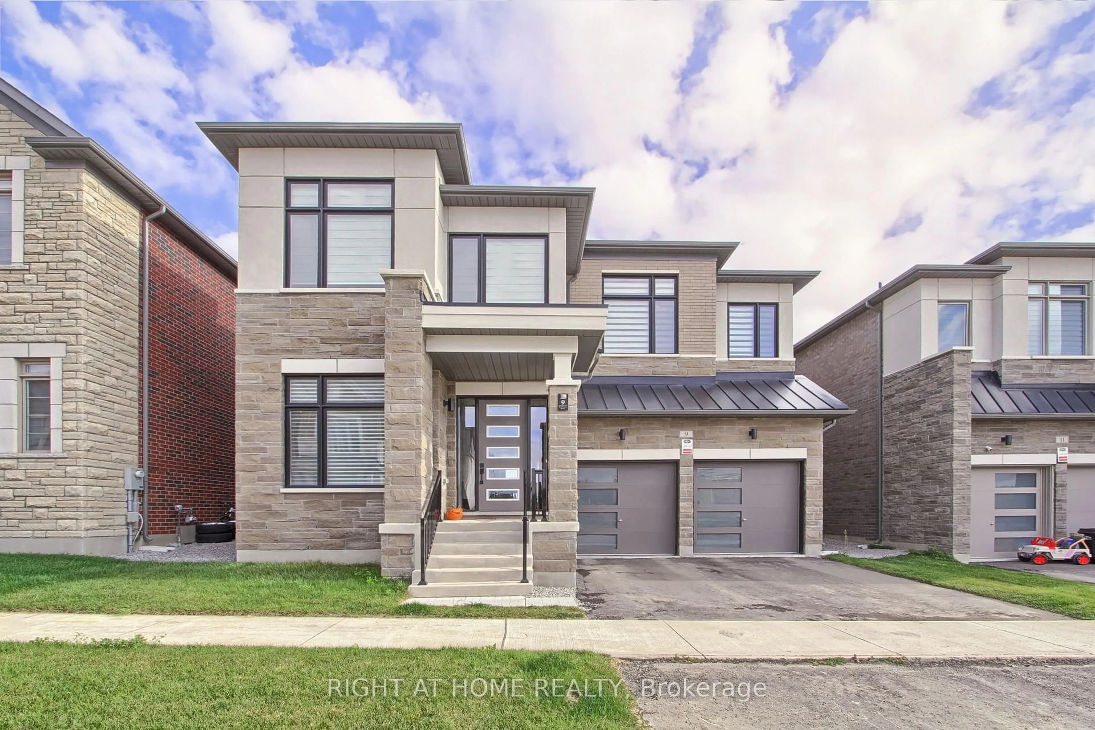 Home with brick exterior material, street for 9 Backhouse Dr, Richmond Hill Ontario L4E 1M8