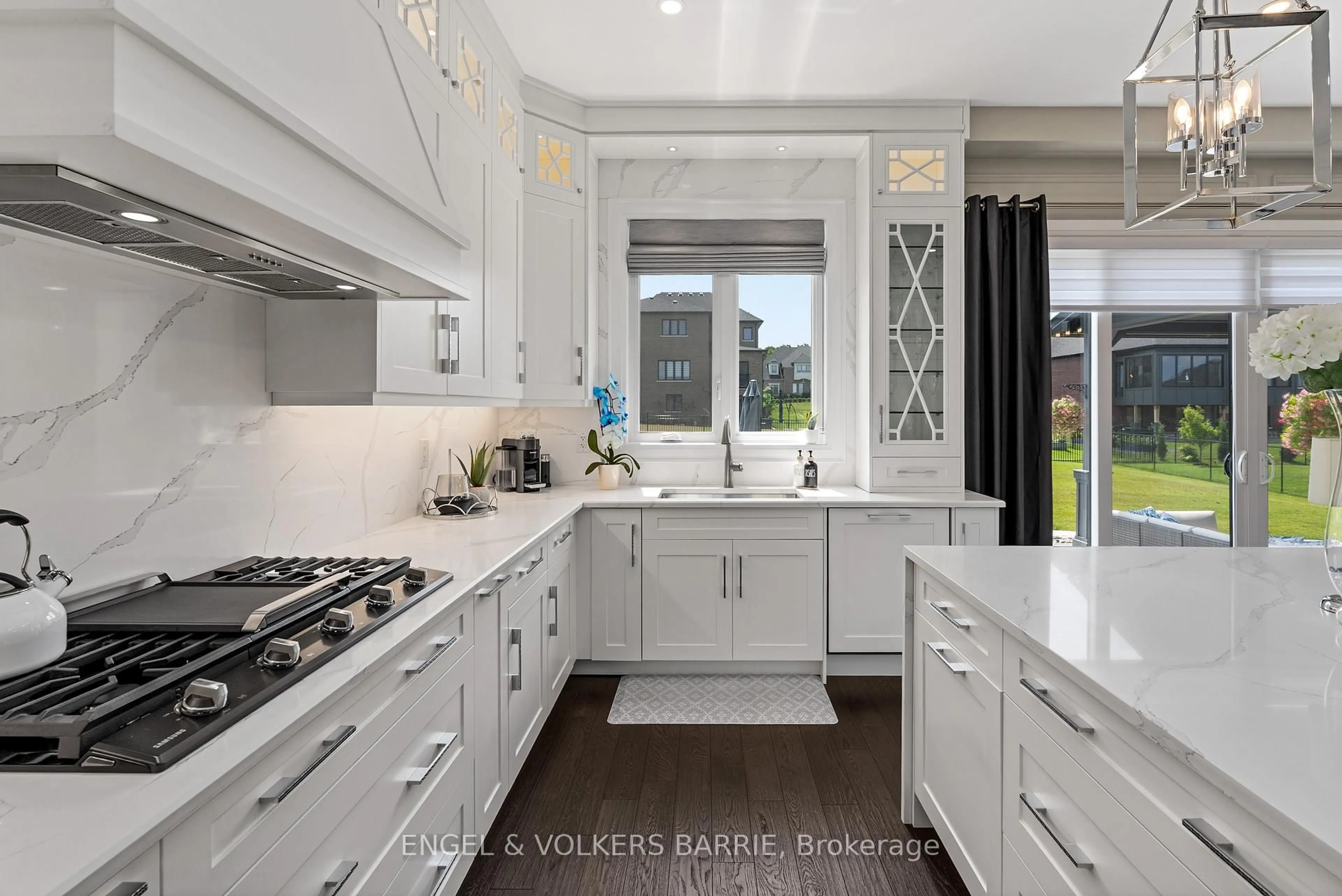 Contemporary kitchen, ceramic/tile floor for 39 Mckeown St, Essa Ontario L0L 2N0