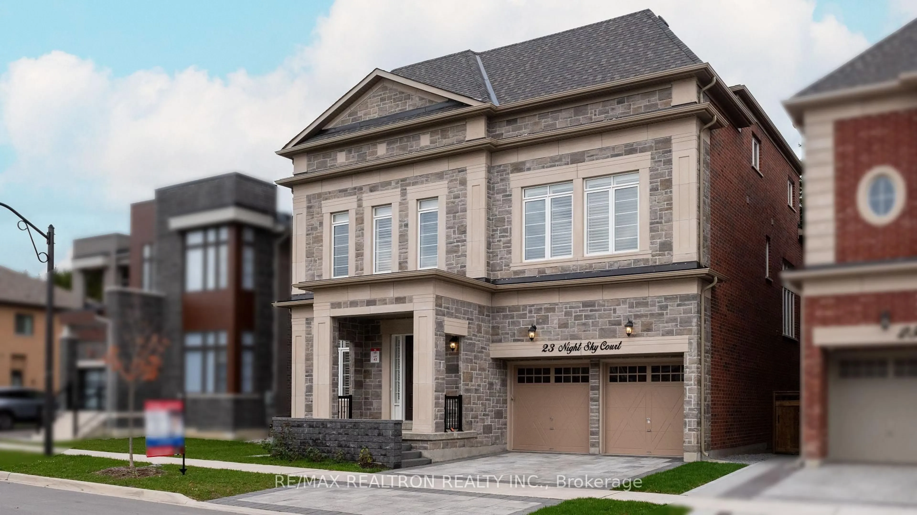 Home with brick exterior material, building for 23 Night Sky Crt, Richmond Hill Ontario L4C 2R4