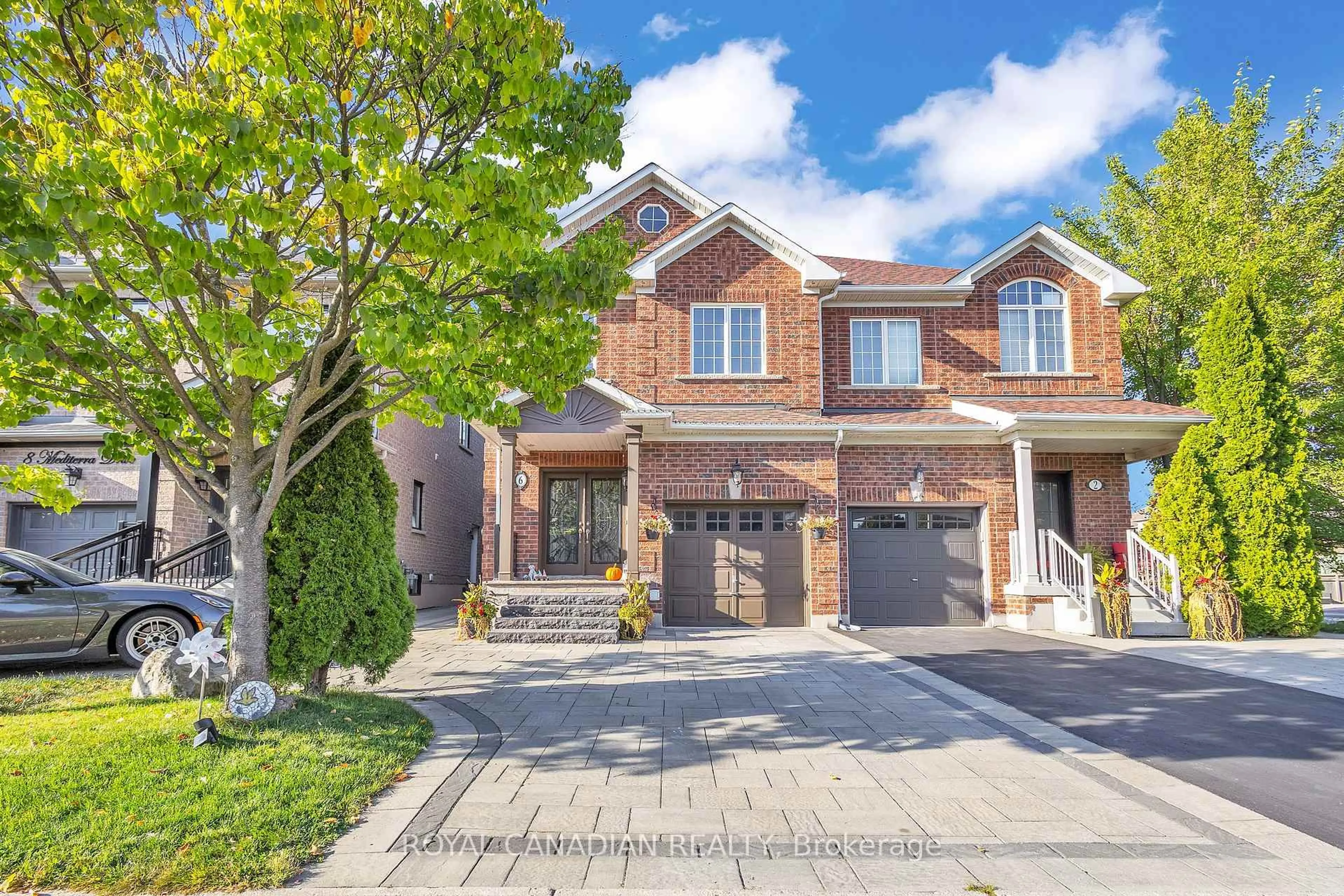 Home with brick exterior material, street for 6 Mediterra Dr, Vaughan Ontario L4H 3B6