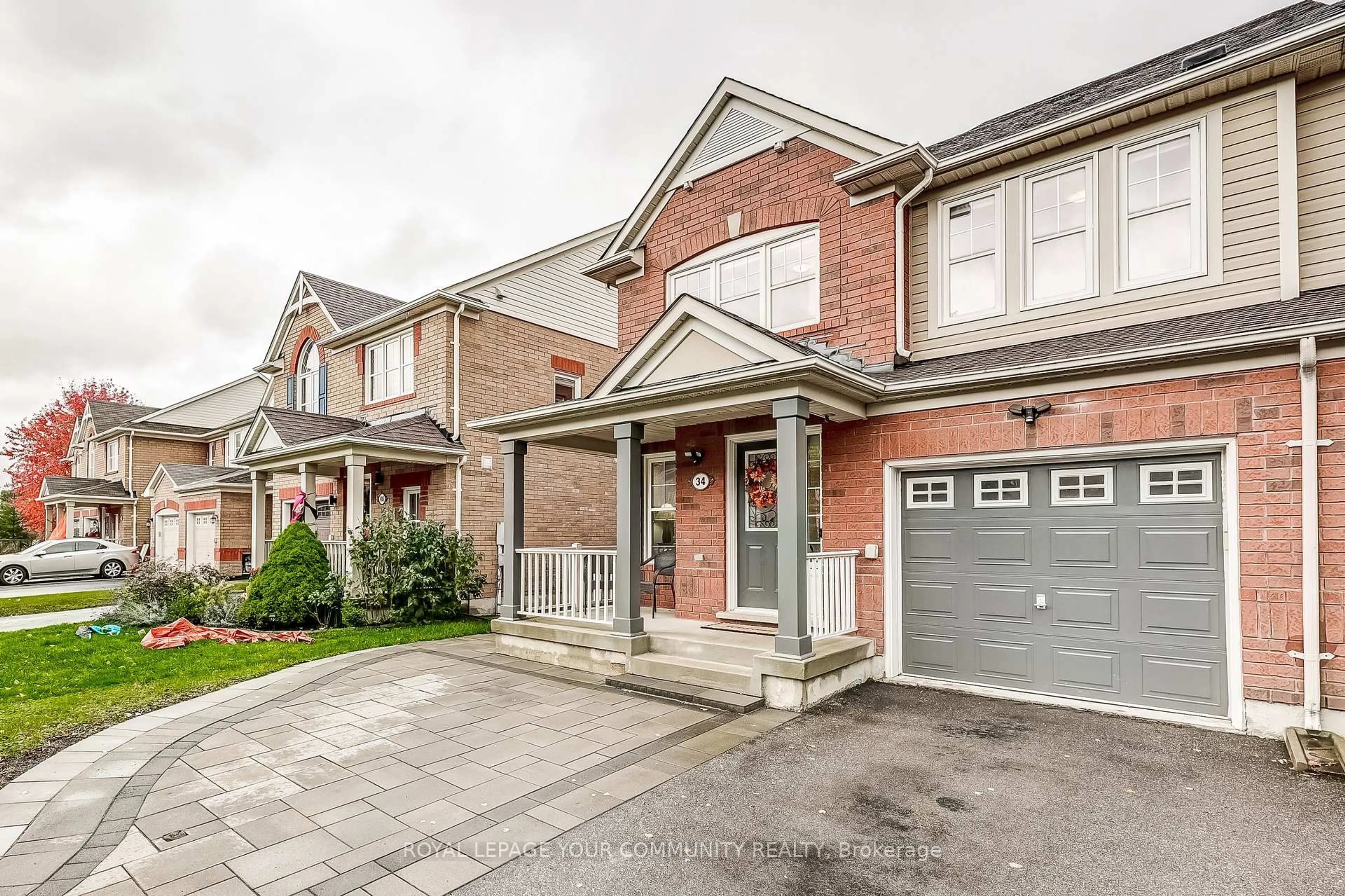 Home with brick exterior material, street for 34 Miltrose Cres, Whitchurch-Stouffville Ontario L4A 0P8