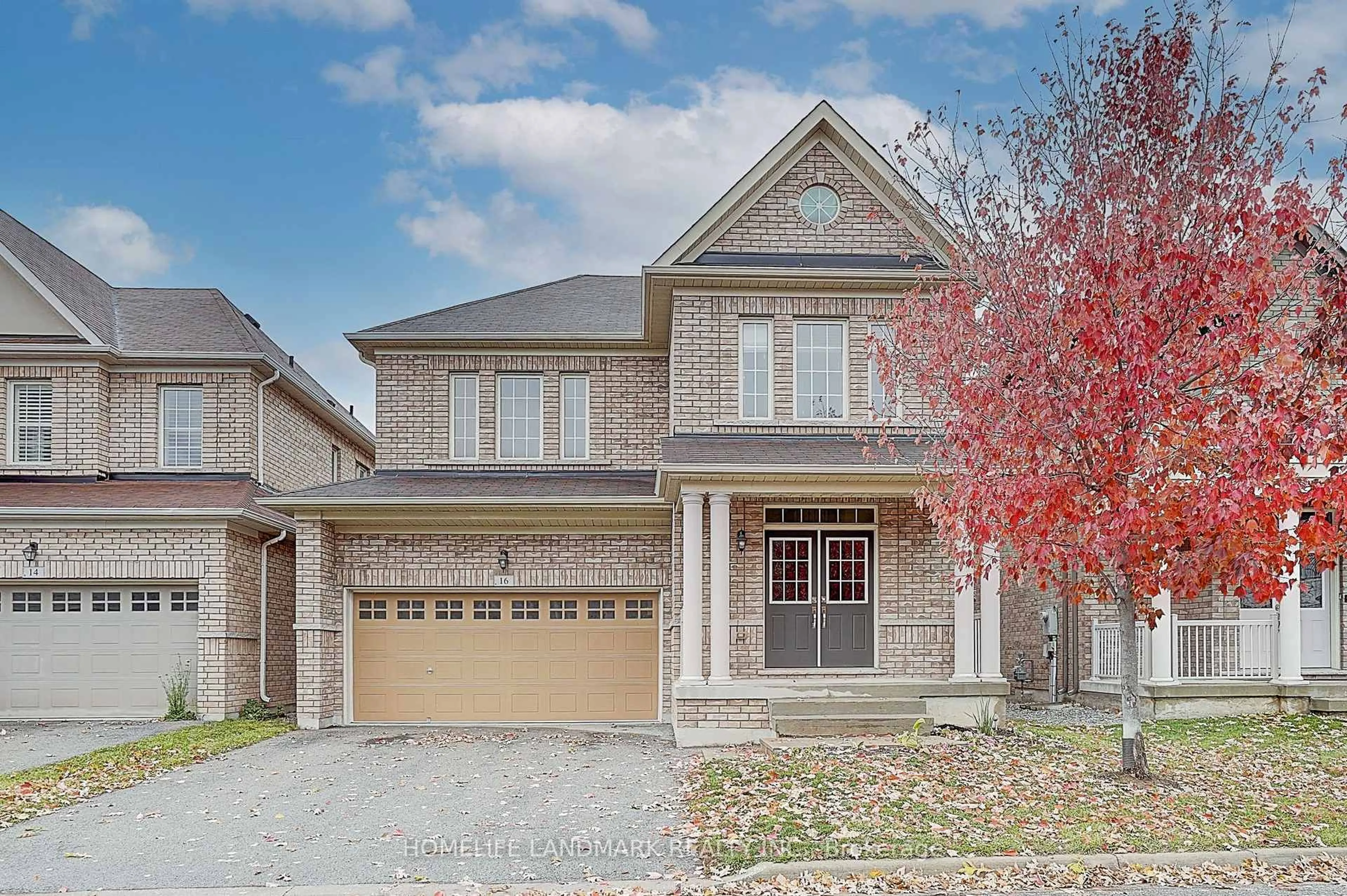 Home with brick exterior material, street for 16 beacon piont St, Markham Ontario L6E 0P3