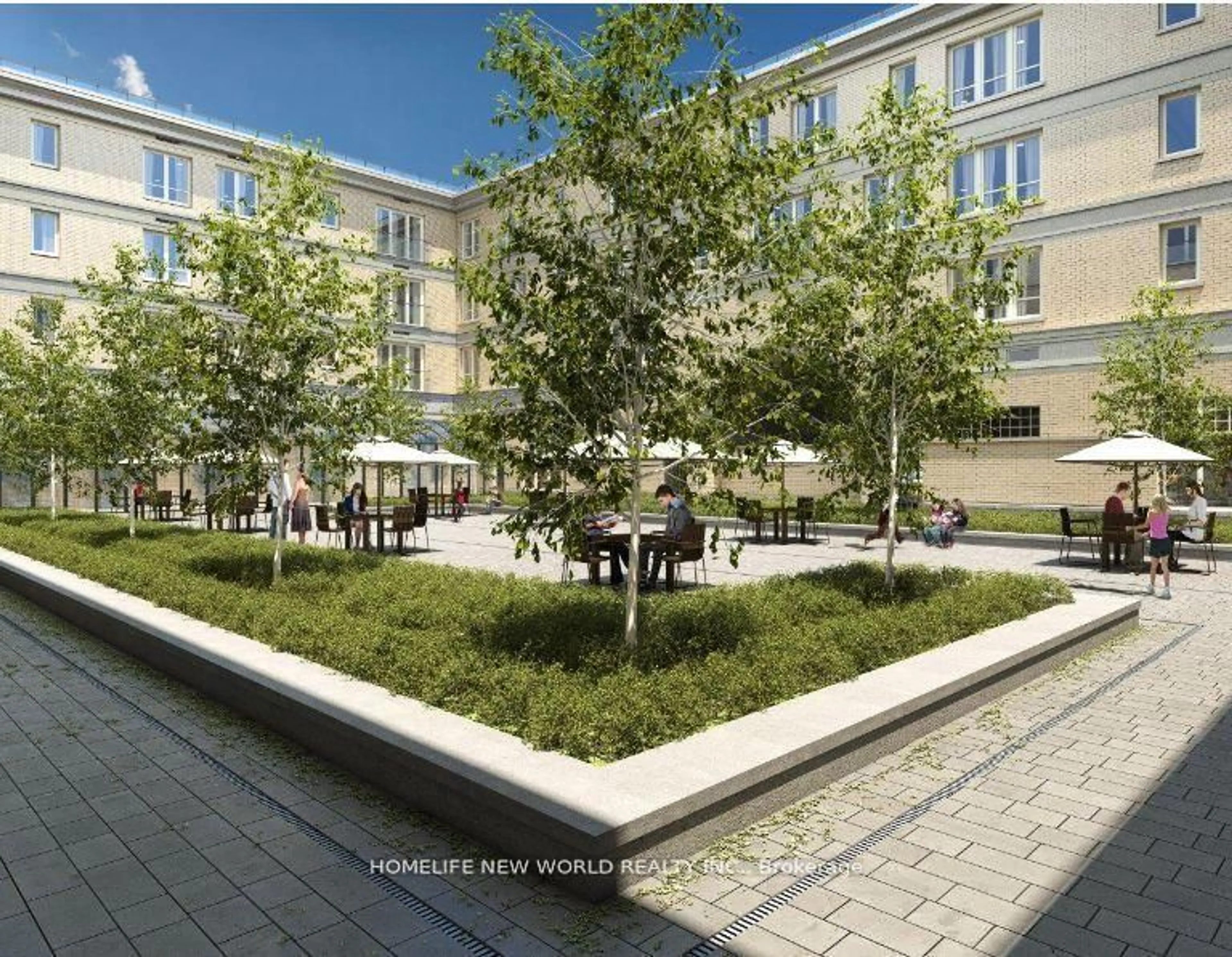 Patio, street for 101 Cathedral High St #306, Markham Ontario L6C 3L8