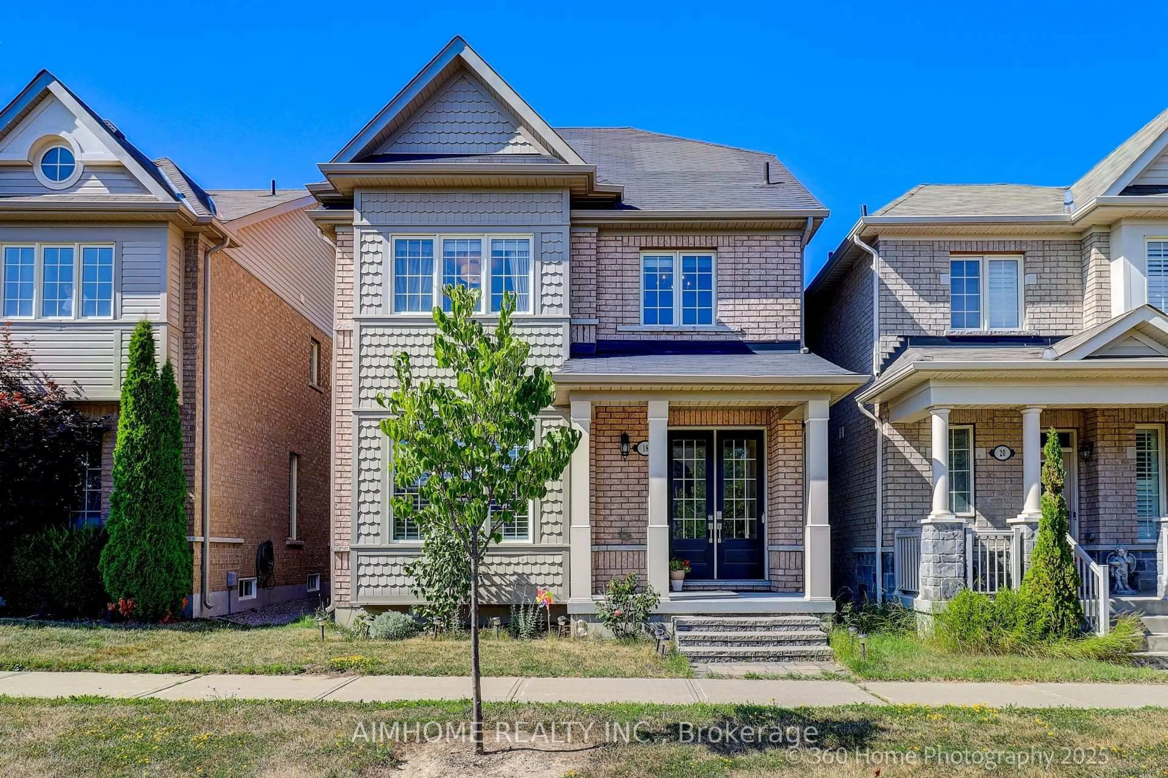 Home with brick exterior material, street for 18 Saddlebrook Dr, Markham Ontario L6B 1J4