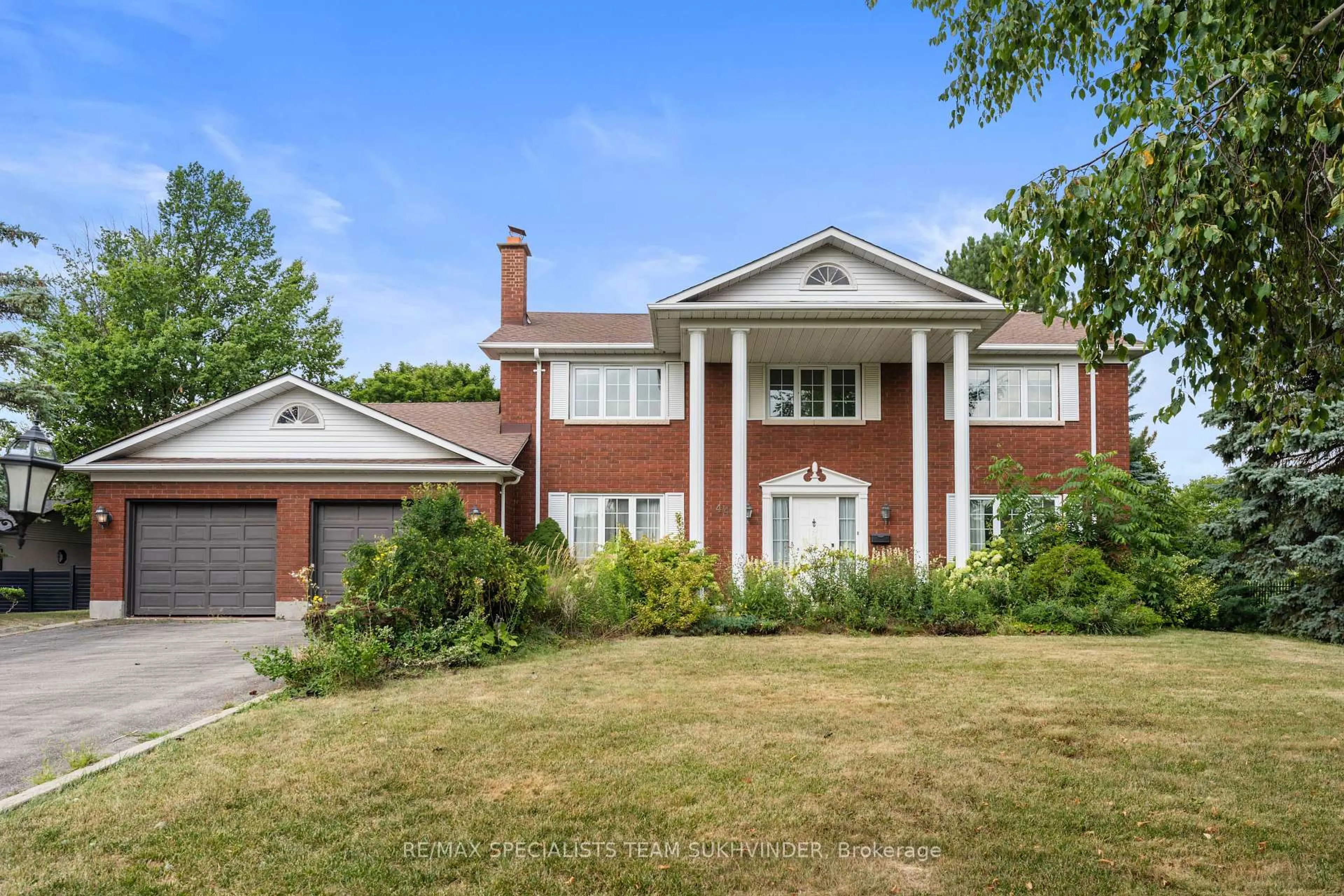 Home with brick exterior material, street for 445 Warren Rd, King Ontario L7B 1C4