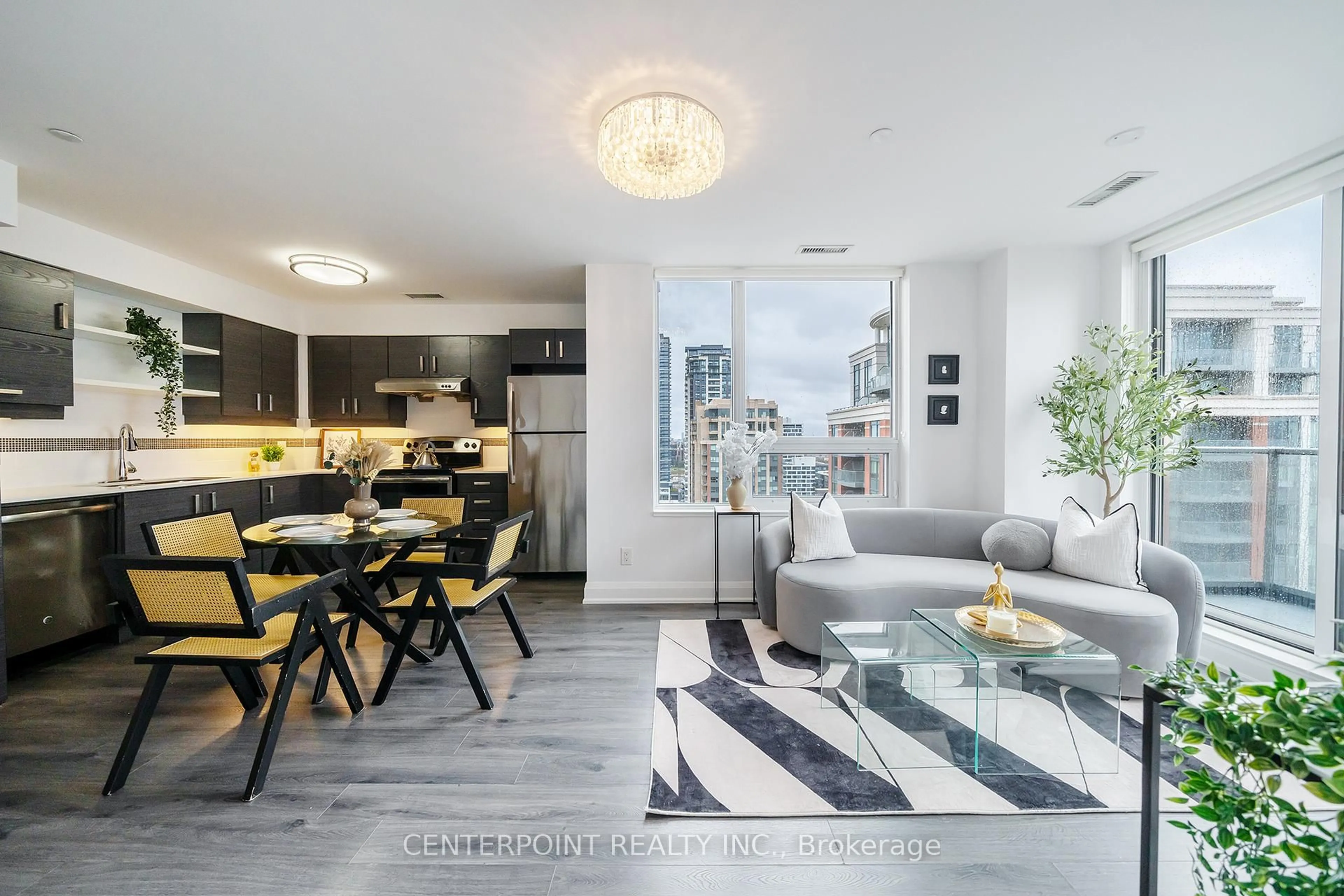 Living room with furniture, unknown for 8200 Birchmount Rd #2102, Markham Ontario L3R 9W1