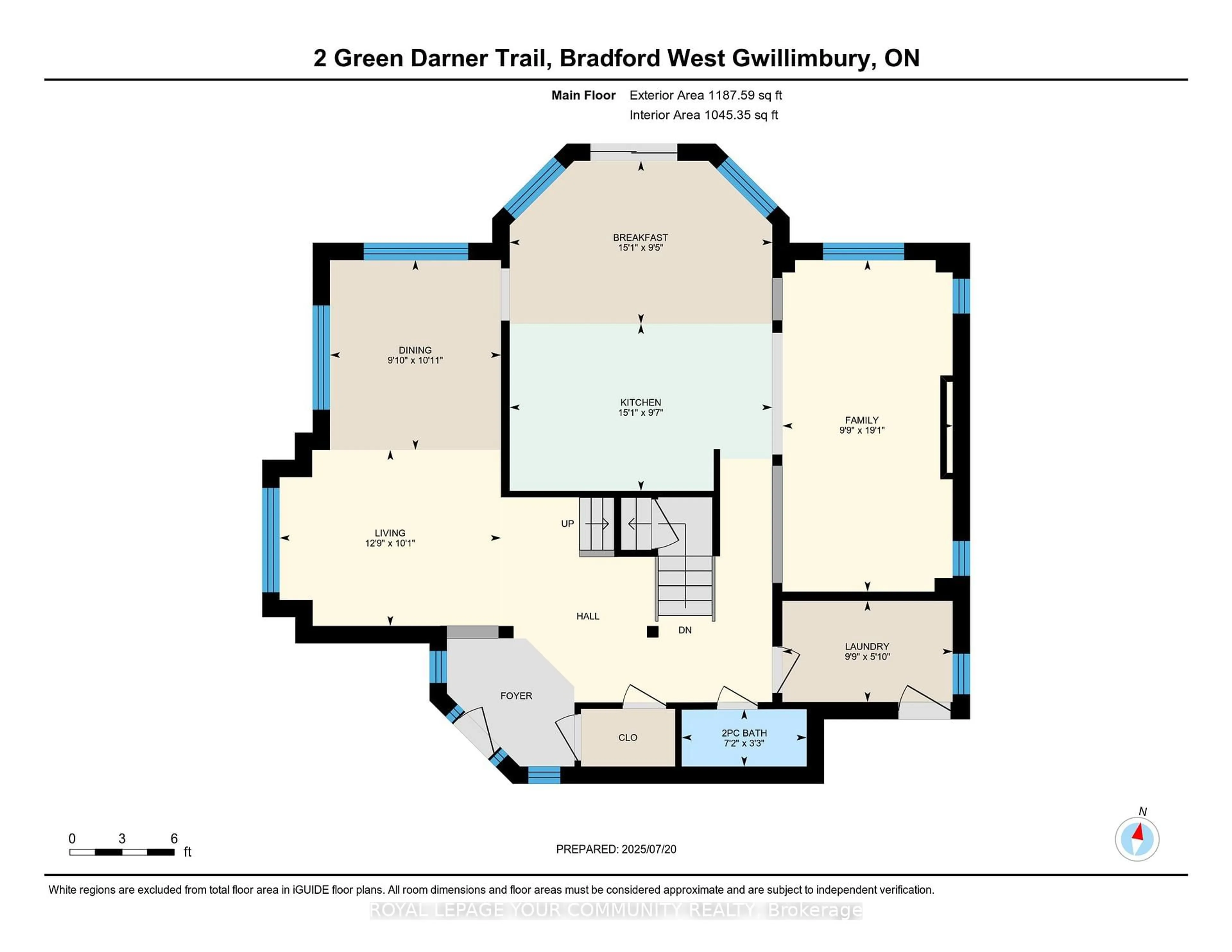 Floor plan for 2 Green Darner Tr, Bradford West Gwillimbury Ontario L3Z 0M1