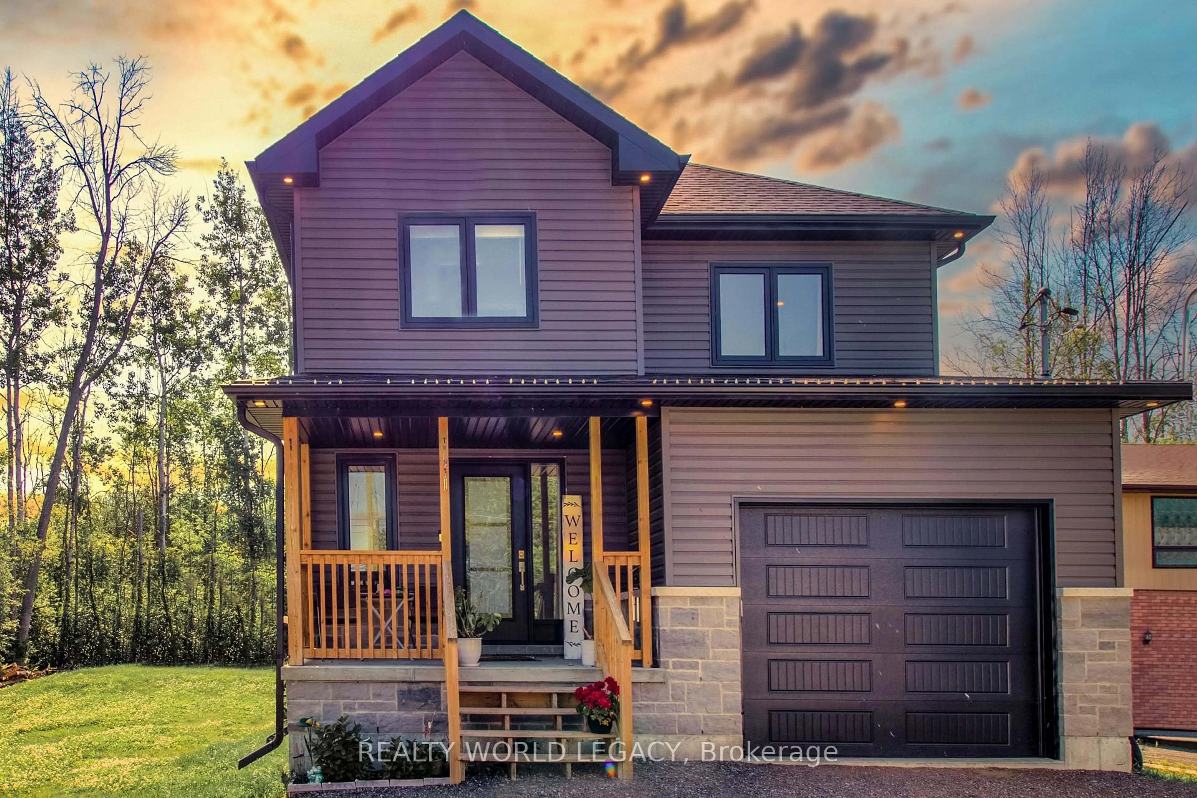 Home with brick exterior material, street for 25555 Maple Beach Rd, Brock Ontario L0K 1A0