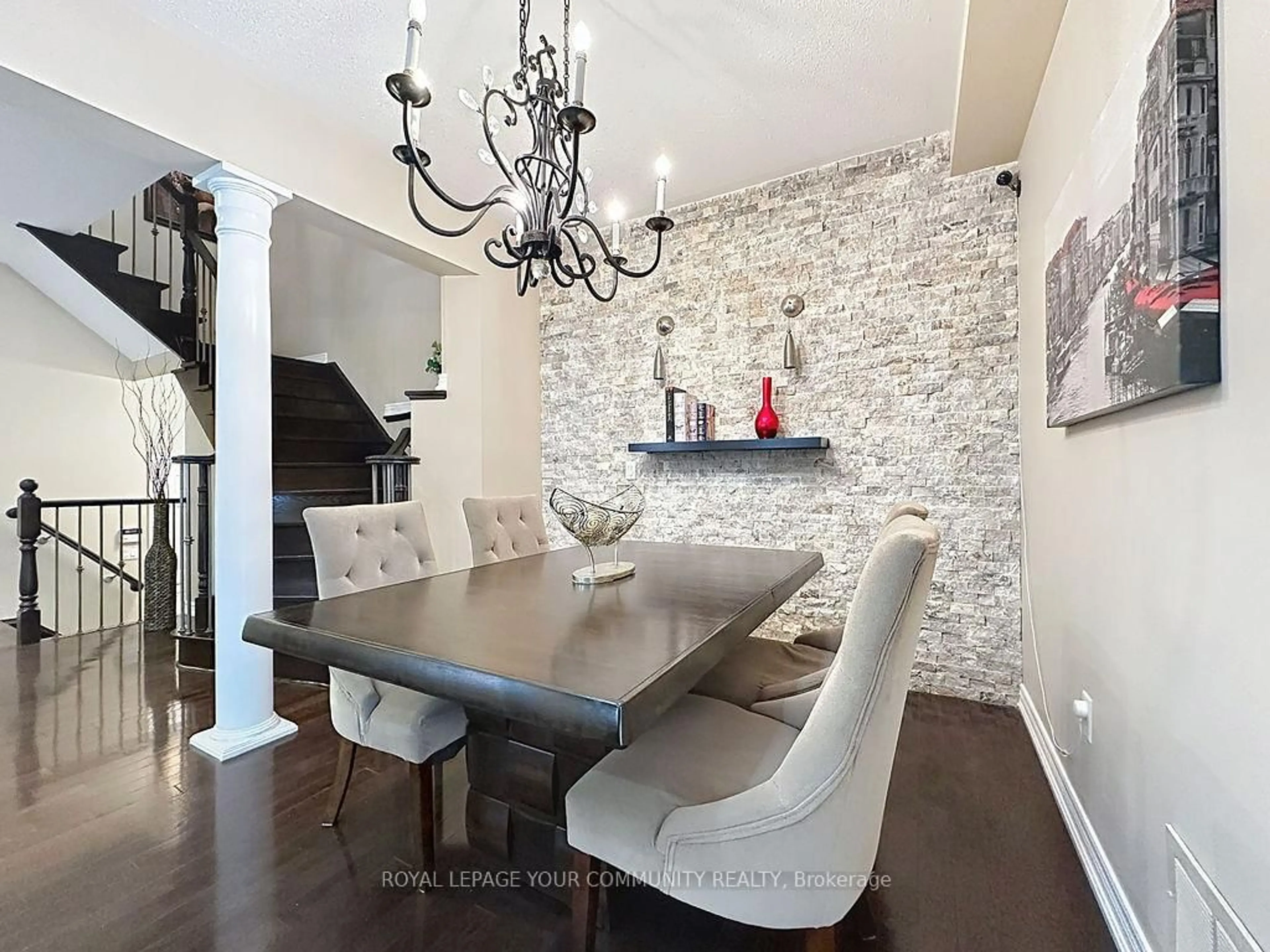 Dining room, ceramic/tile floor for 281 Lauderdale Dr, Vaughan Ontario L6A 0N6