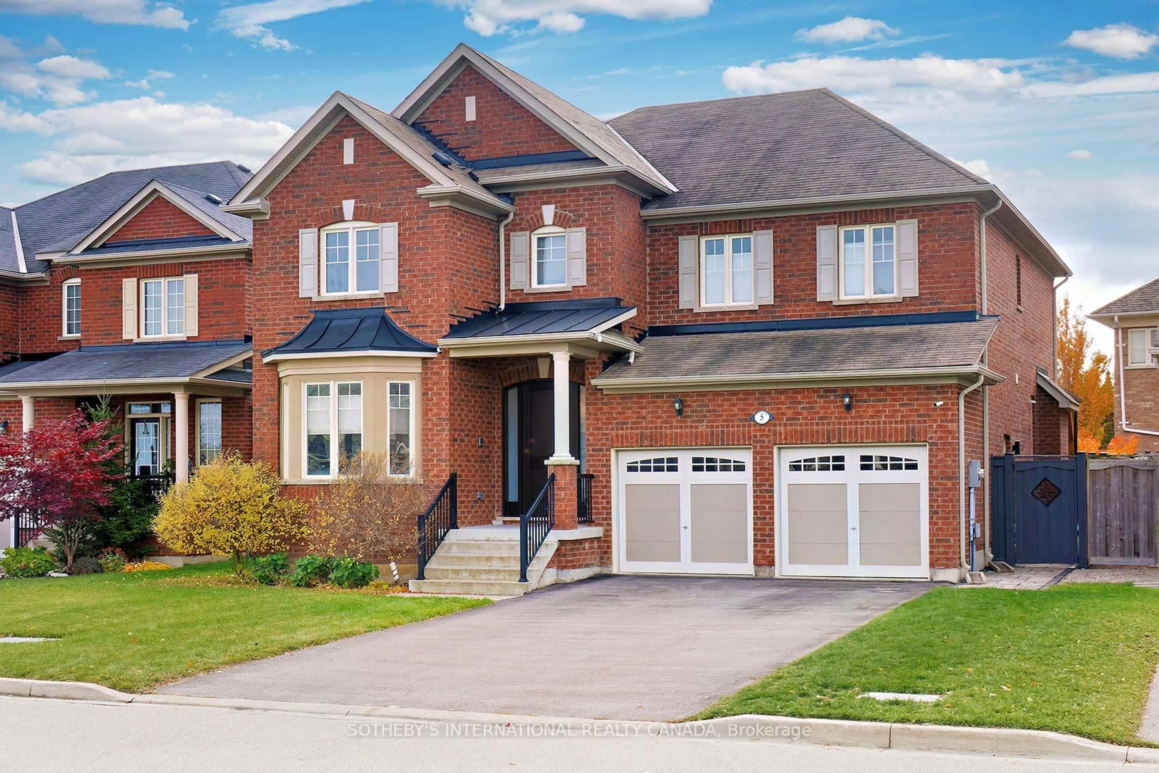 Home with brick exterior material, street for 5 Fairmont Ridge Tr, King Ontario L7B 0A4