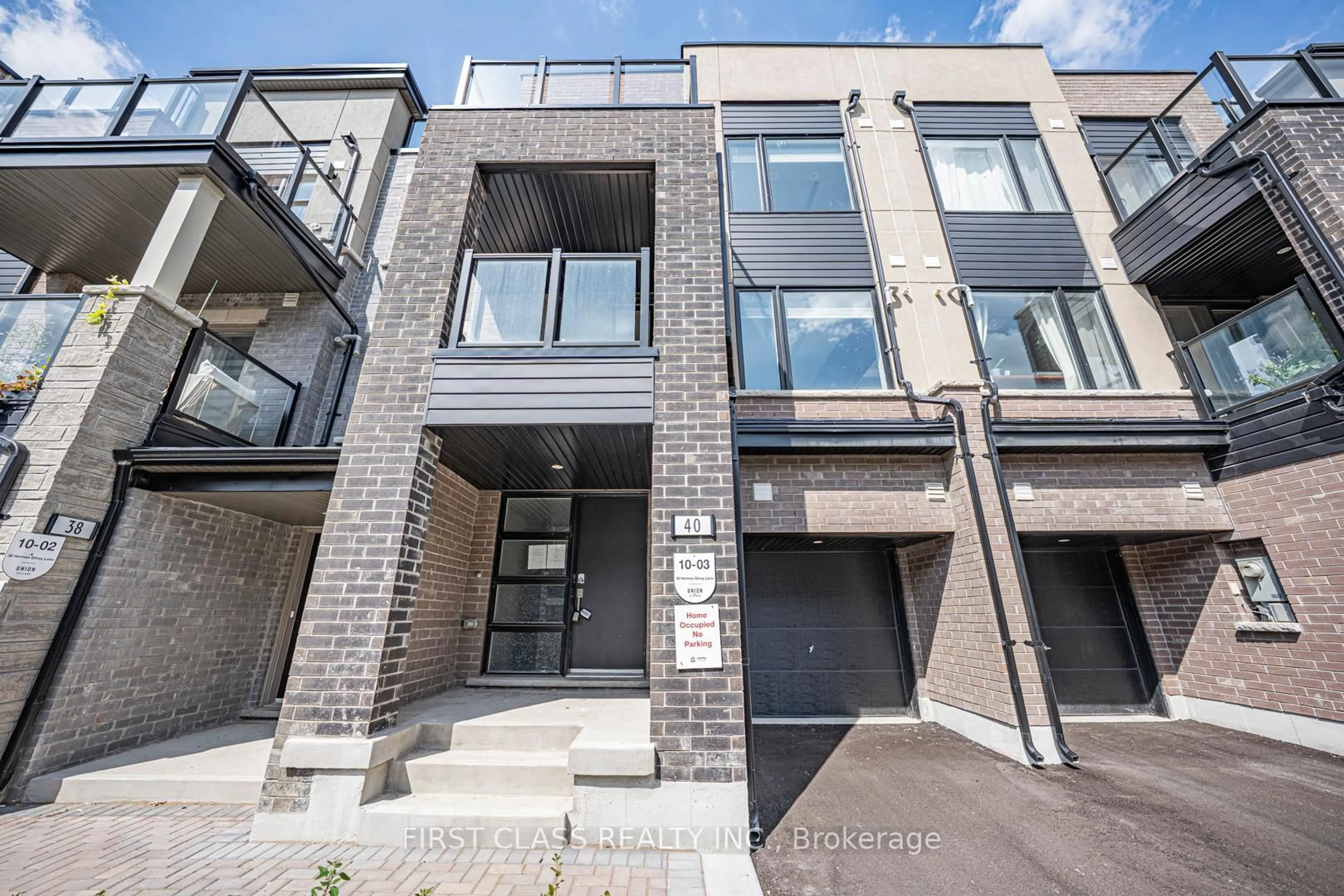 Home with brick exterior material, street for 40 Herman Gilroy Lane, Markham Ontario L6C 3L7