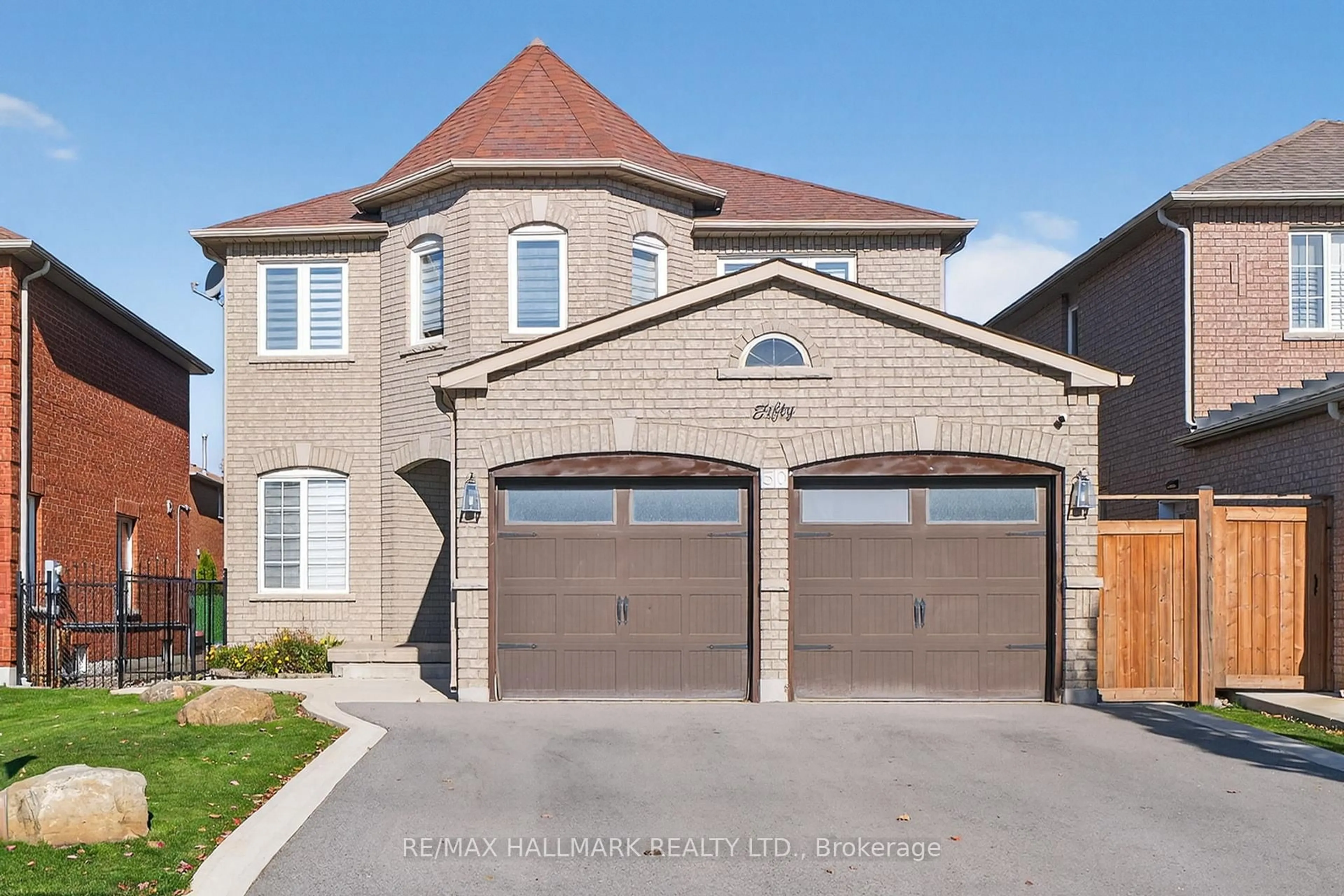 Home with brick exterior material, street for 50 Coalbrook Crt, Vaughan Ontario L4L 9B7