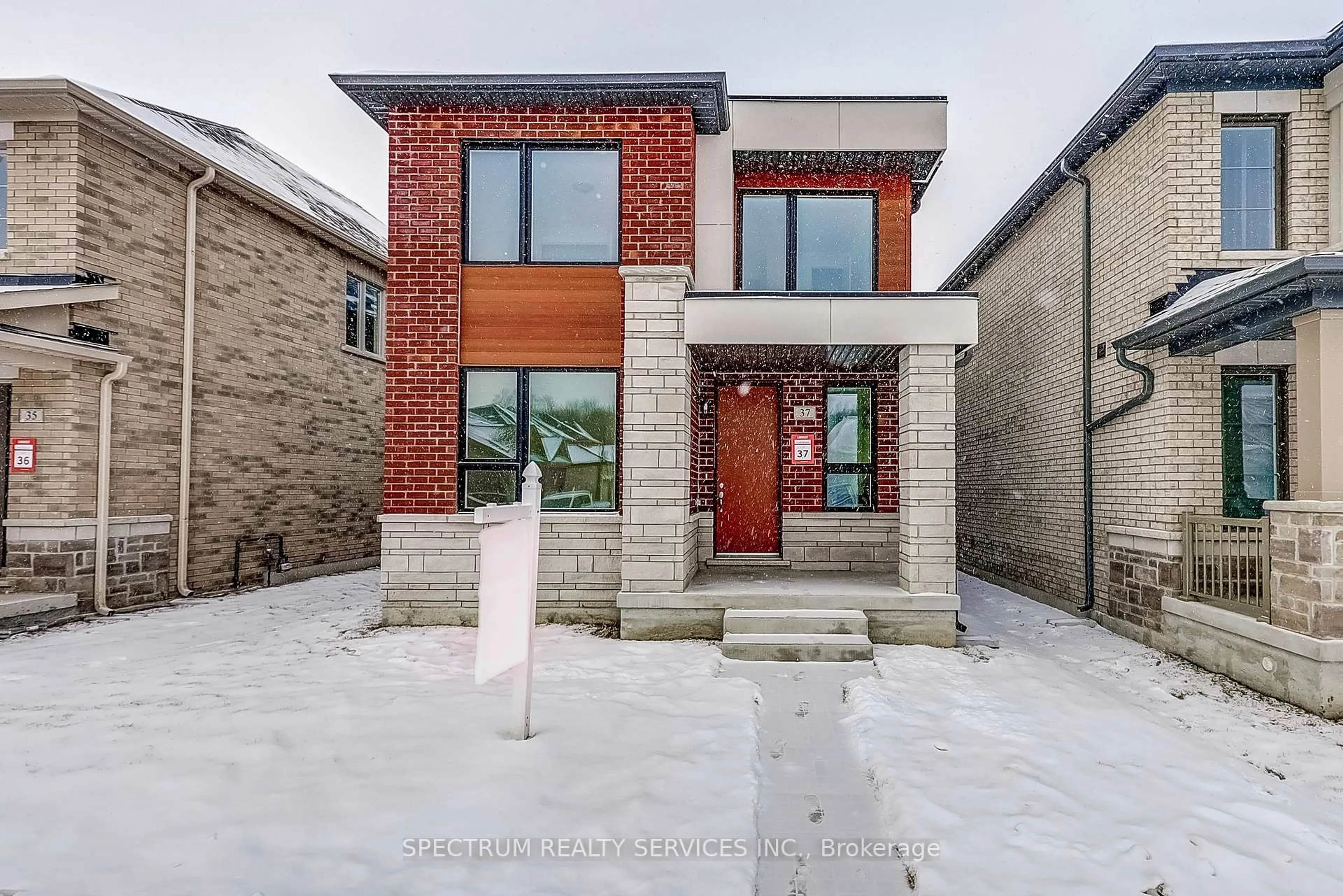 Home with brick exterior material, street for 37 John Rolph St, Markham Ontario L6B 1R8